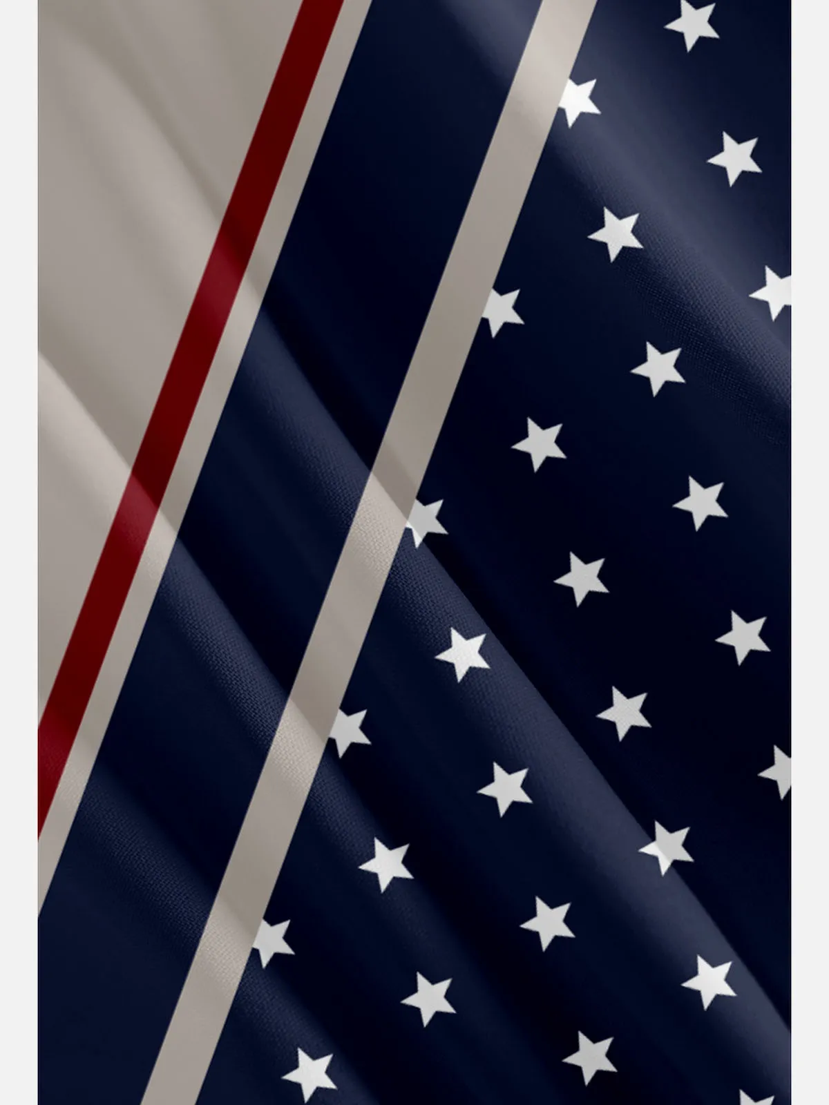 American Pride Spread Collar Short Sleeve Shirt For Men Classic Style Stars sold by Eleven Oasis product image thumbnail 4