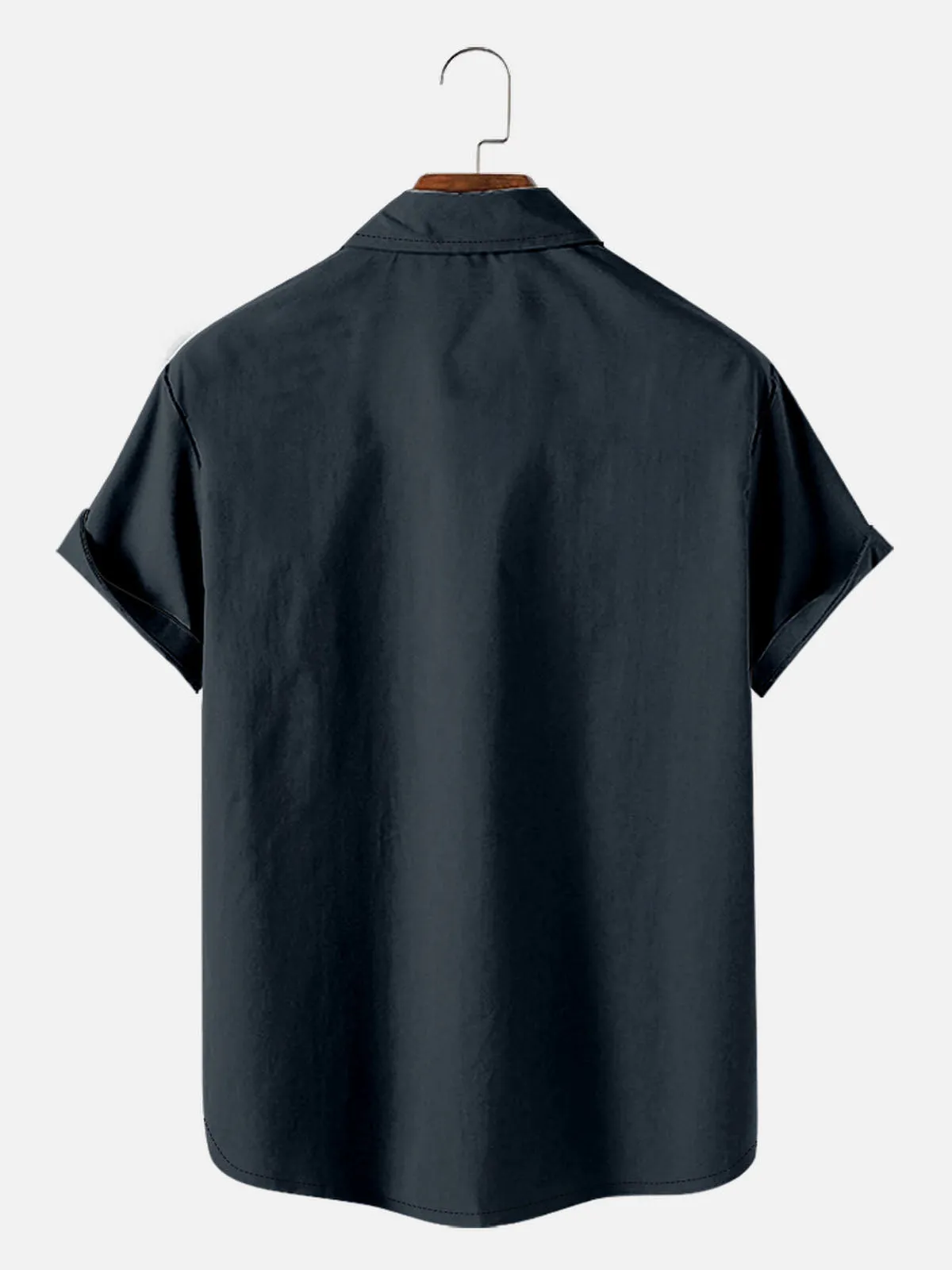 Men's Atomic Age Vertical Stripe Bowling Short Sleeve Shirt sold by Eleven Oasis product image thumbnail 3