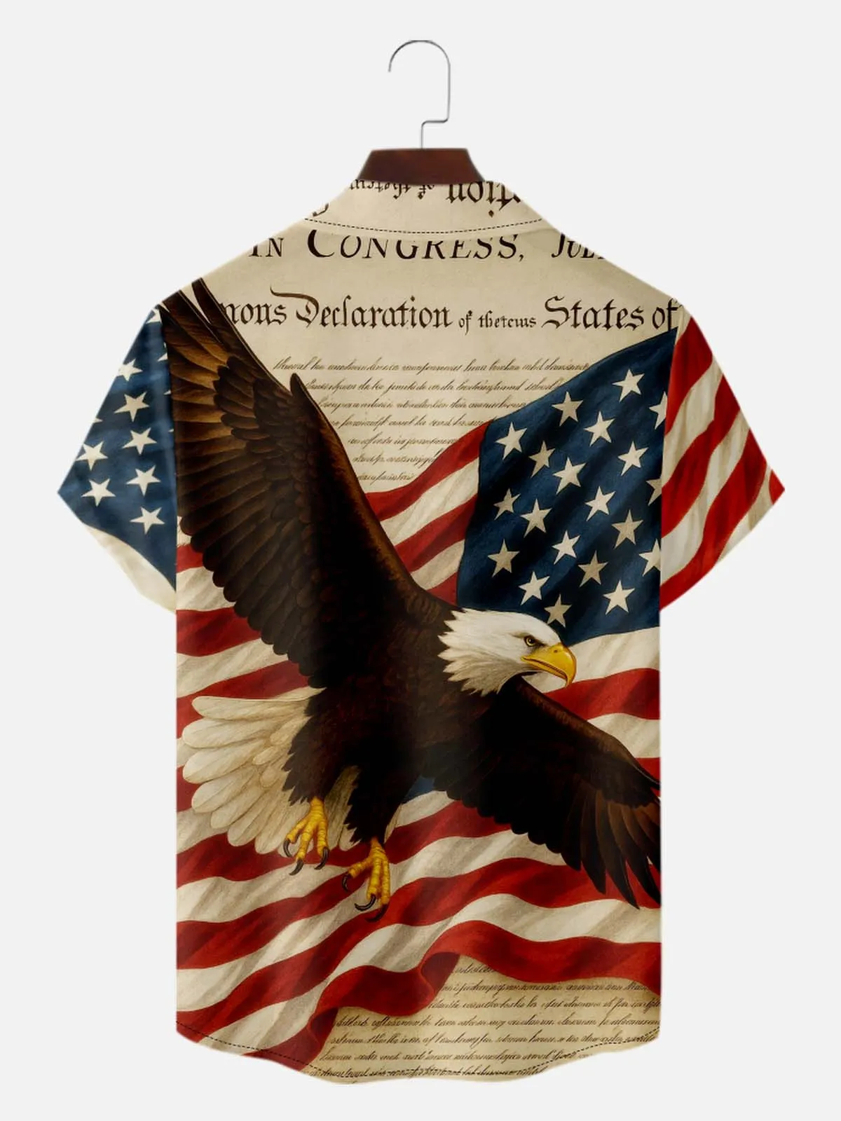Men's Constitution Eagle Glory Short Sleeve Shirt sold by Eleven Oasis product image thumbnail 2