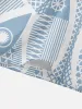 Men's Geometric Tribal Pattern Short Sleeve Shirt sold by Eleven Oasis