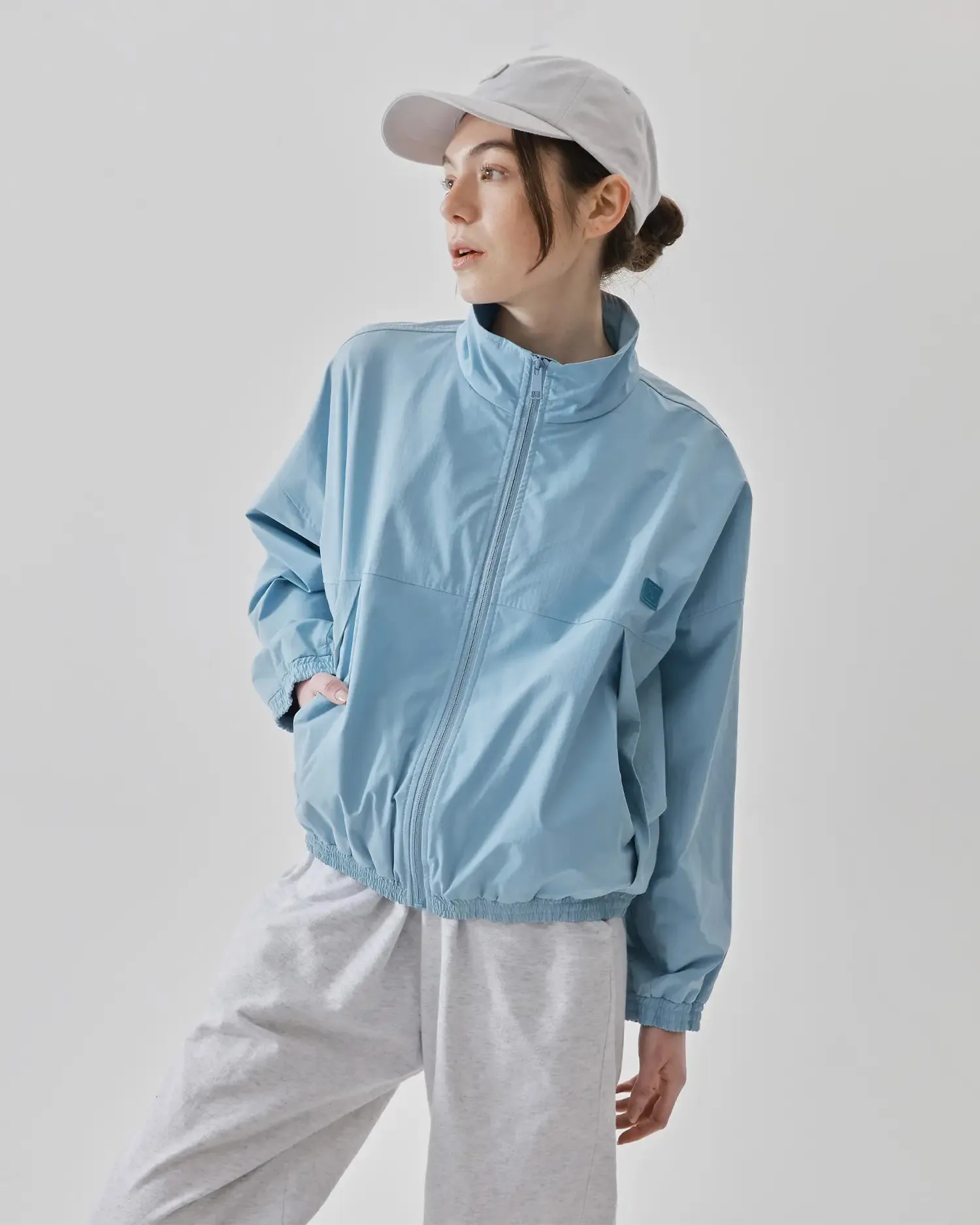 KOLAB Women's Rainproof Cropped Track Jacket sold by Eleven Oasis product image thumbnail 2