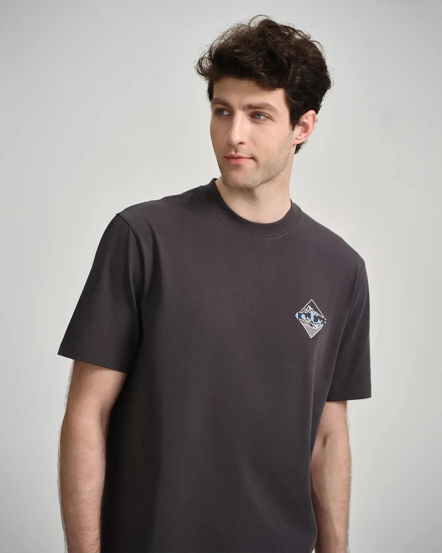 KOLAB Men's Embroidered Crest Tee sold by Eleven Oasis product image thumbnail 2