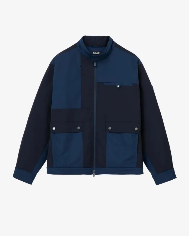 KOLAB Men's Mix Fabric Padded Crew Jacket sold by Eleven Oasis