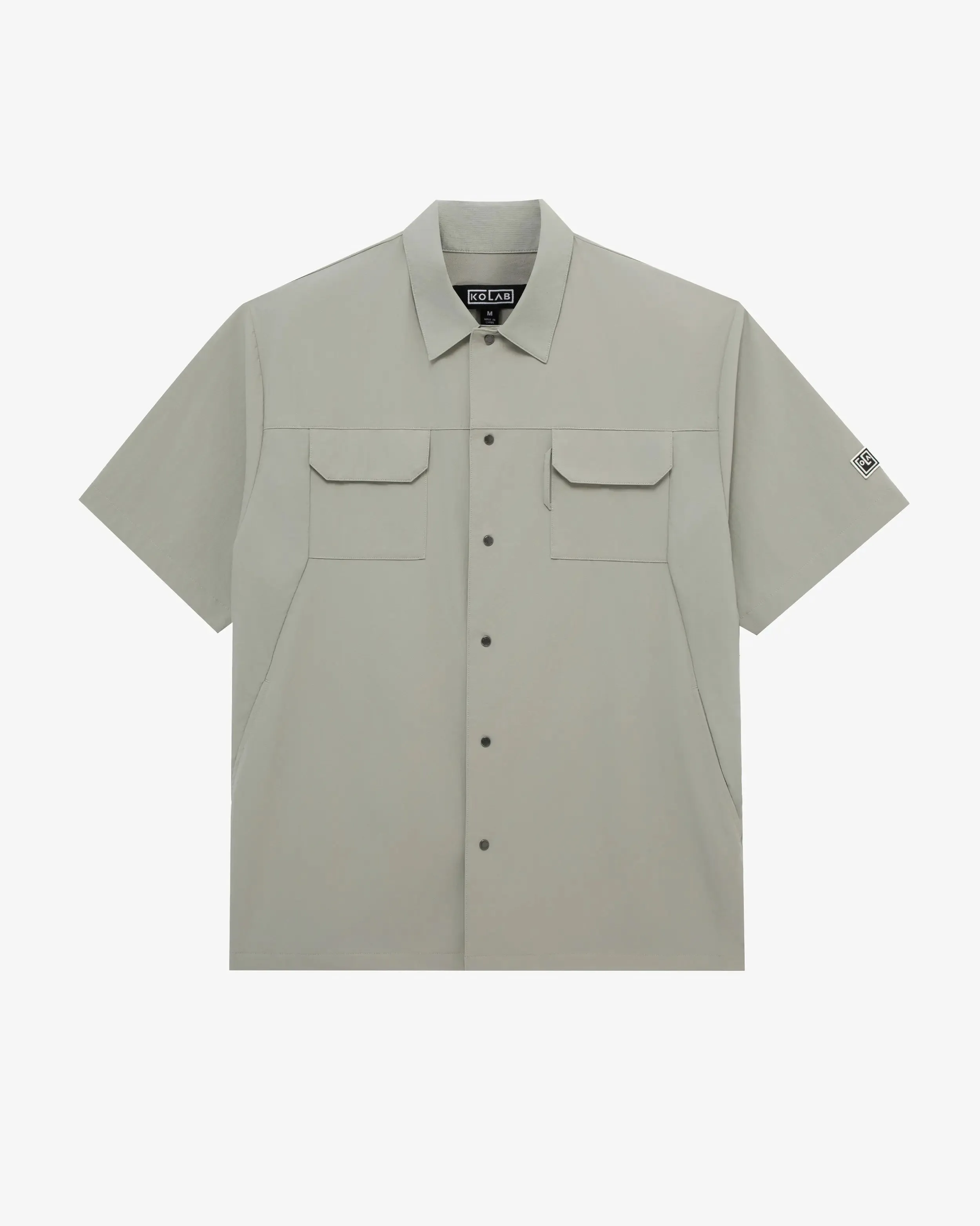 KOLAB Men's Dynamic Short Sleeve Button-Up Shirt sold by Eleven Oasis