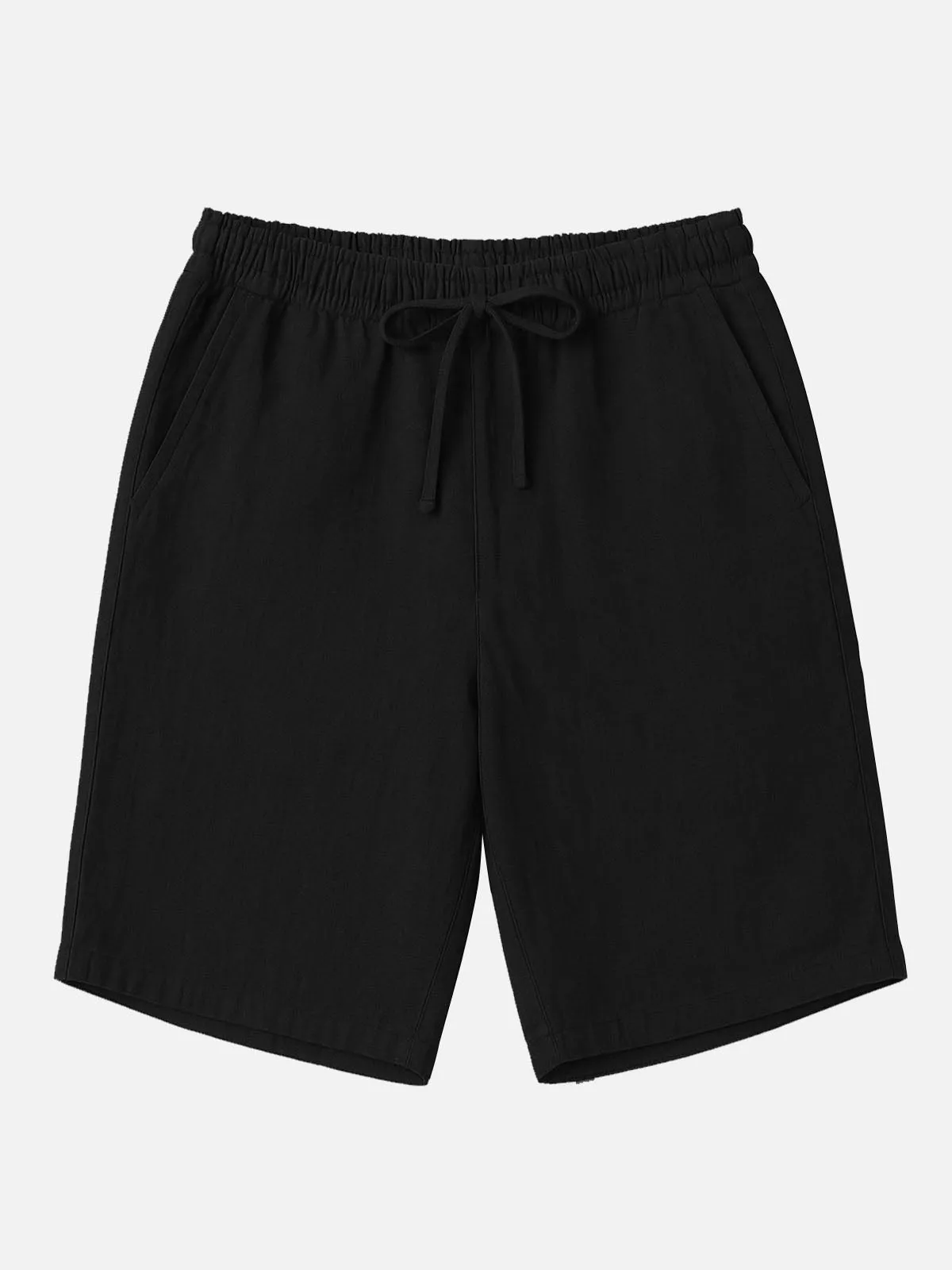 Men's Linen Blend Elastic Waist Shorts sold by Eleven Oasis product image thumbnail 5