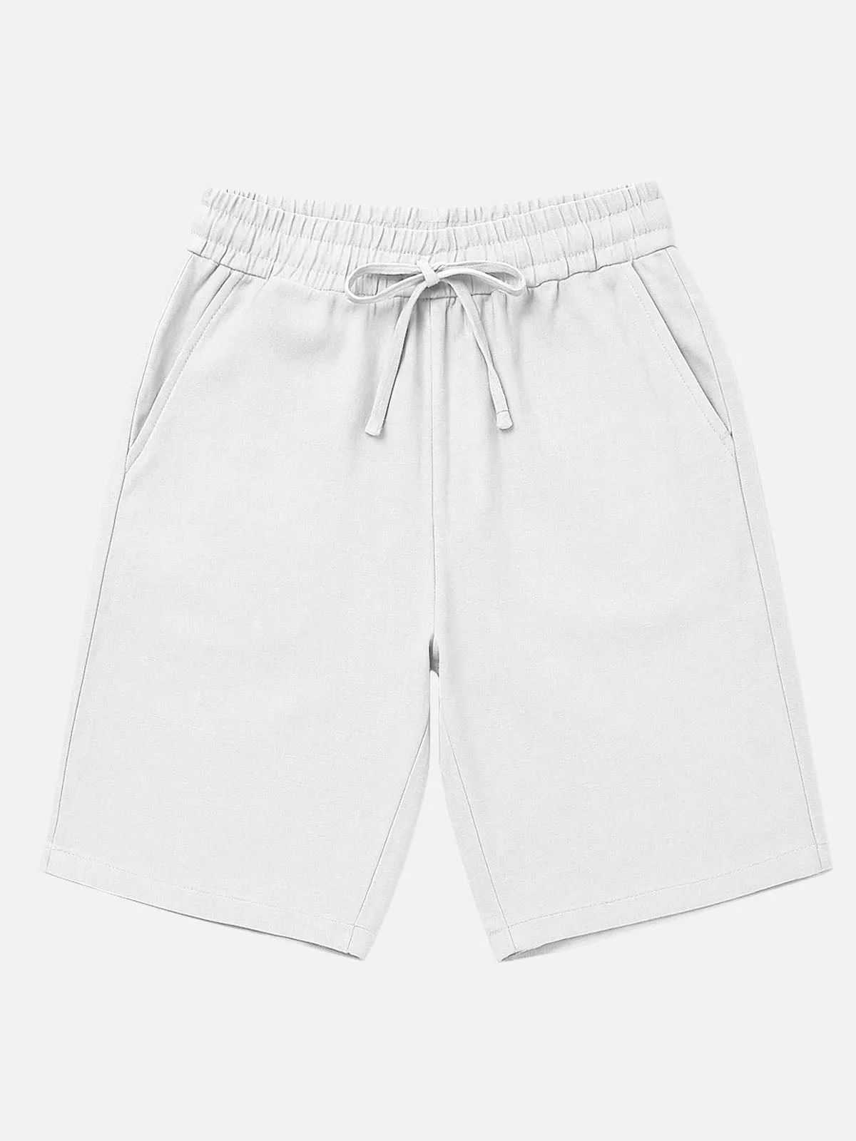 Men's Linen Blend Elastic Waist Shorts sold by Eleven Oasis product image thumbnail 3