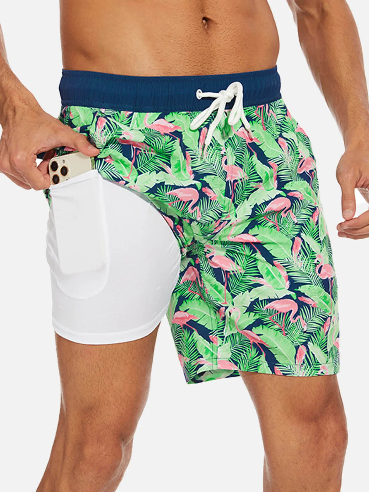 Men's Vacation Novely Swim Trunks sold by Eleven Oasis product image thumbnail 4