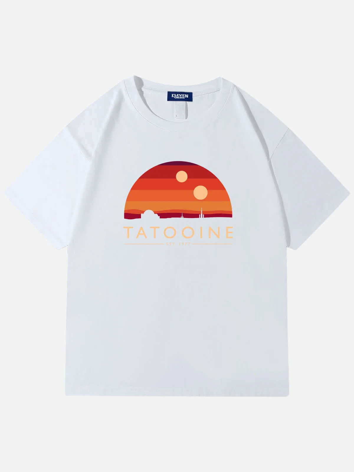 Star Wars Tatooine Twin Suns Vintage Cotton T-Shirt sold by Eleven Oasis product image thumbnail 3