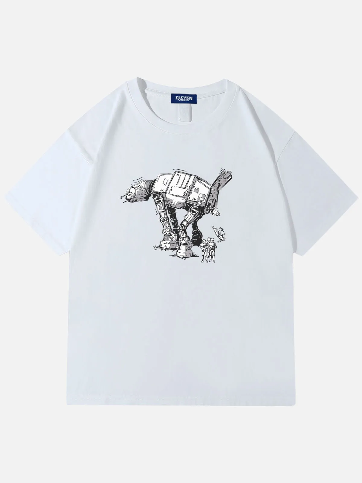 Star Wars AT-AT Stormtrooper Drop Cotton T-Shirt sold by Eleven Oasis