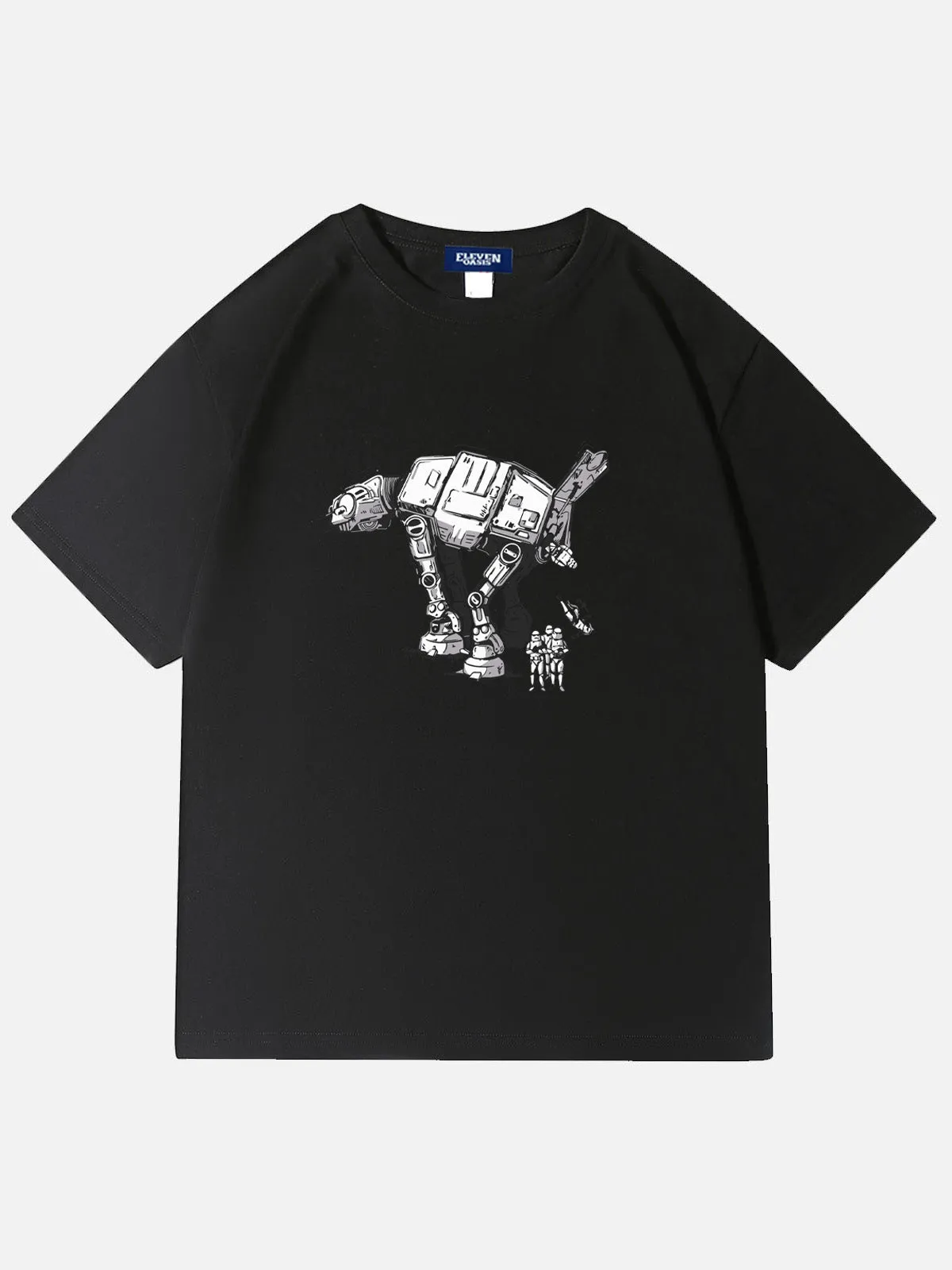 Star Wars AT-AT Stormtrooper Drop Cotton T-Shirt sold by Eleven Oasis product image thumbnail 3