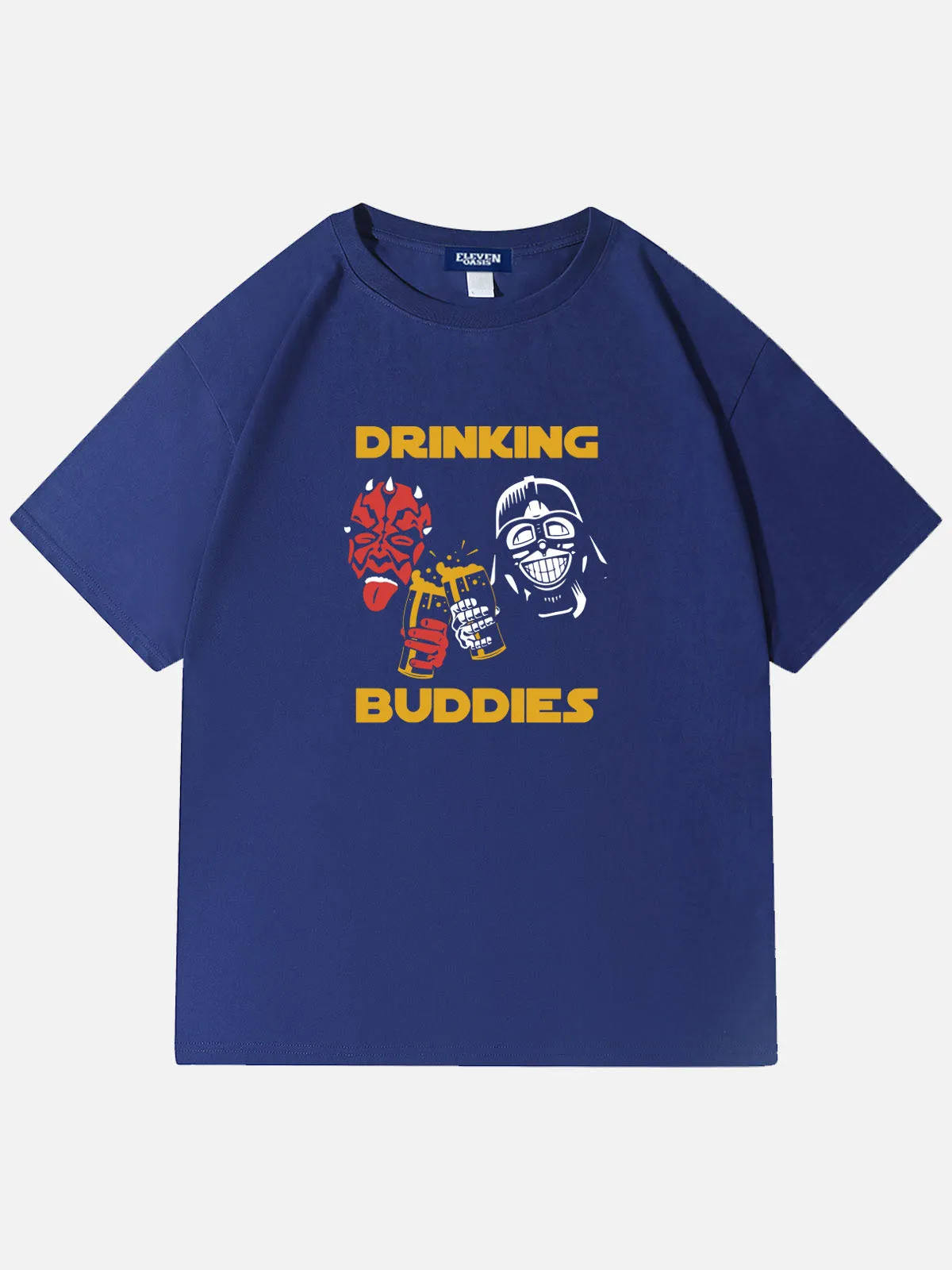 Star Wars Drinking Buddies Graphic Cotton T-Shirt sold by Eleven Oasis