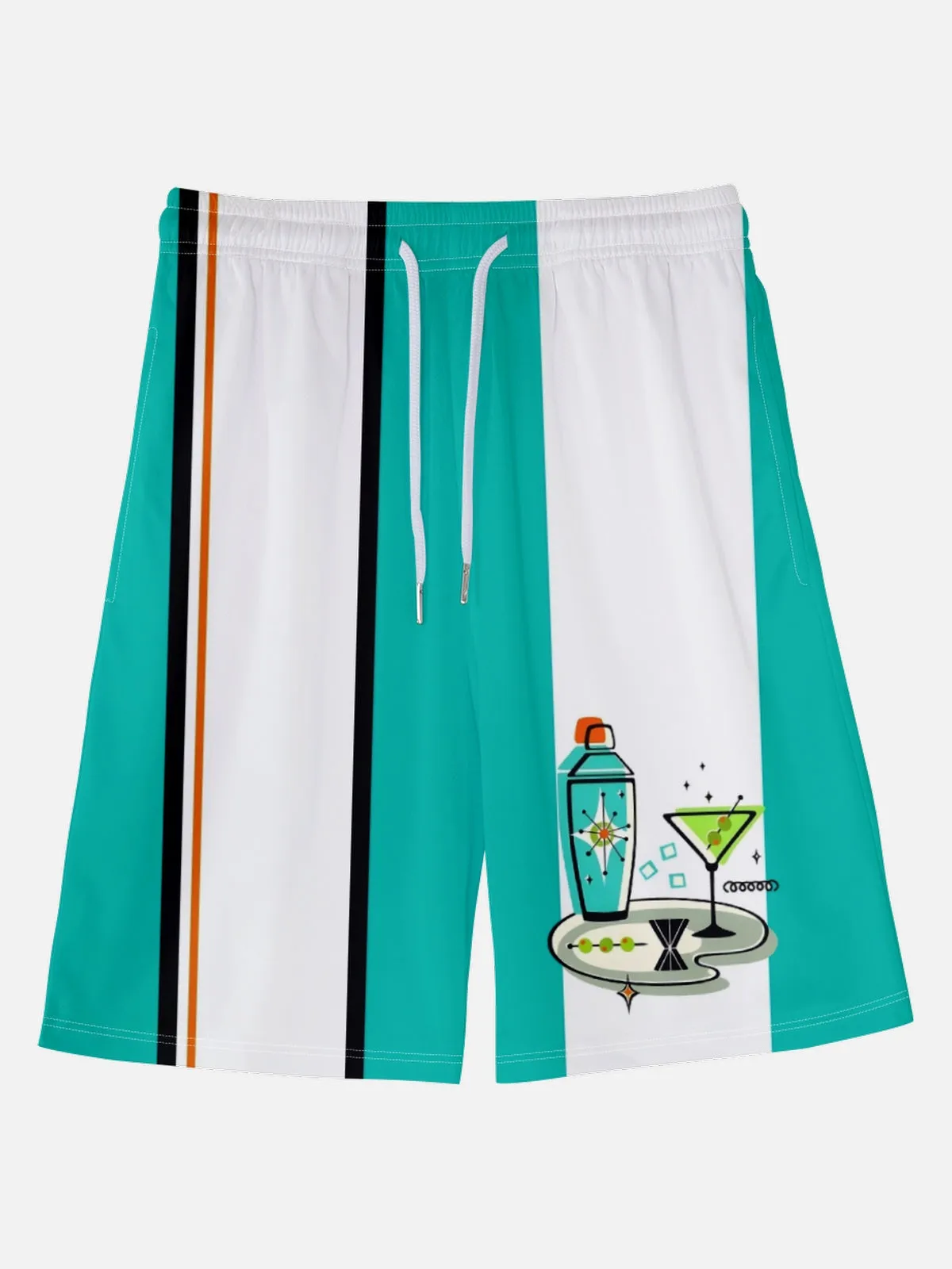 Men's Atomic Age Cocktail Vacation Shorts sold by Eleven Oasis