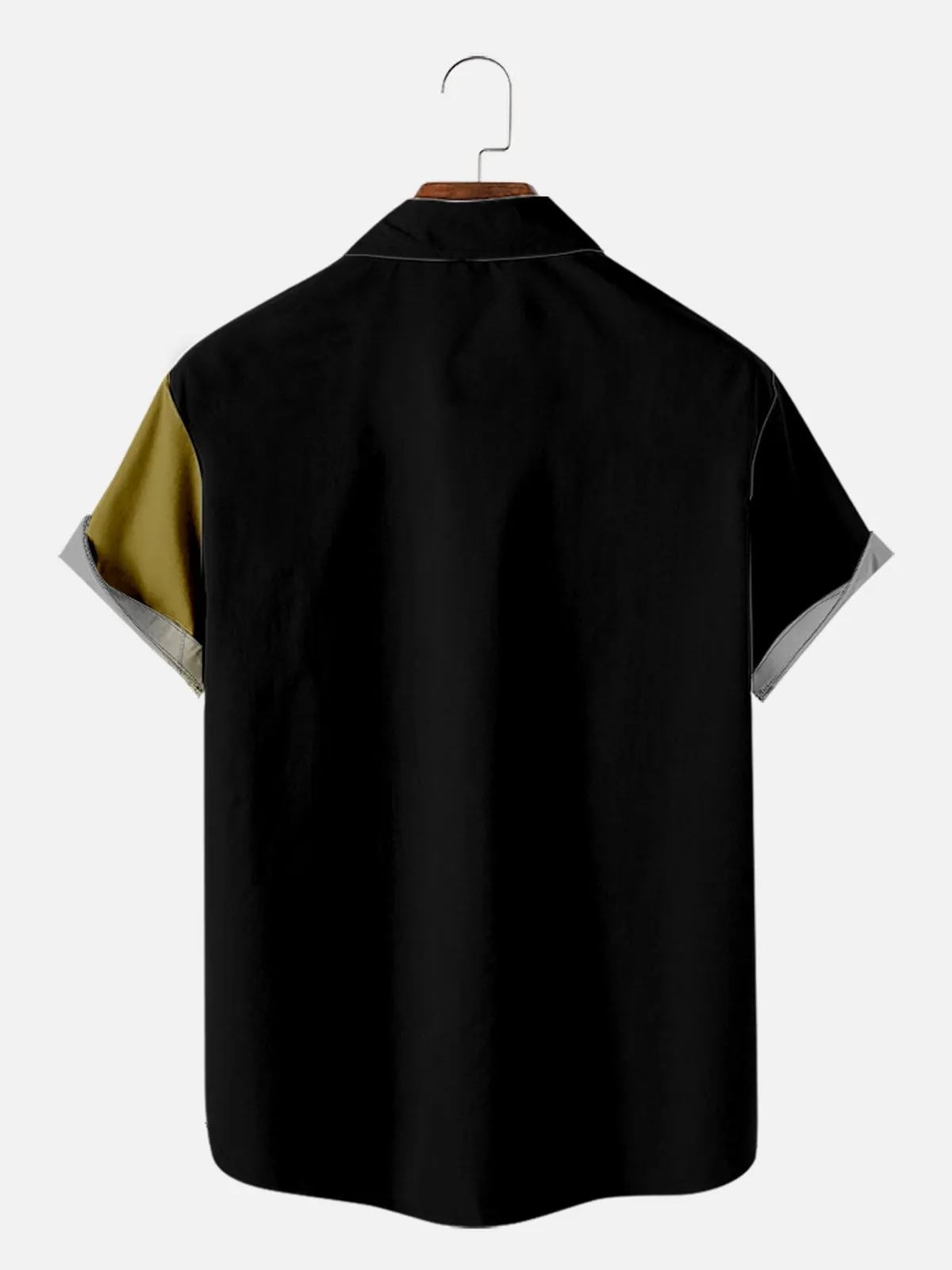 Tall Men's Gradient Palm Tree Hawaiian Short Sleeve Shirt sold by Eleven Oasis product image thumbnail 2