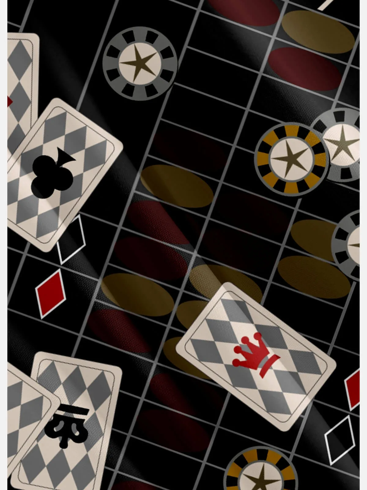 Men's Playing Cards Spread Collar Short Sleeve Shirt Jack the Pot sold by Eleven Oasis product image thumbnail 4