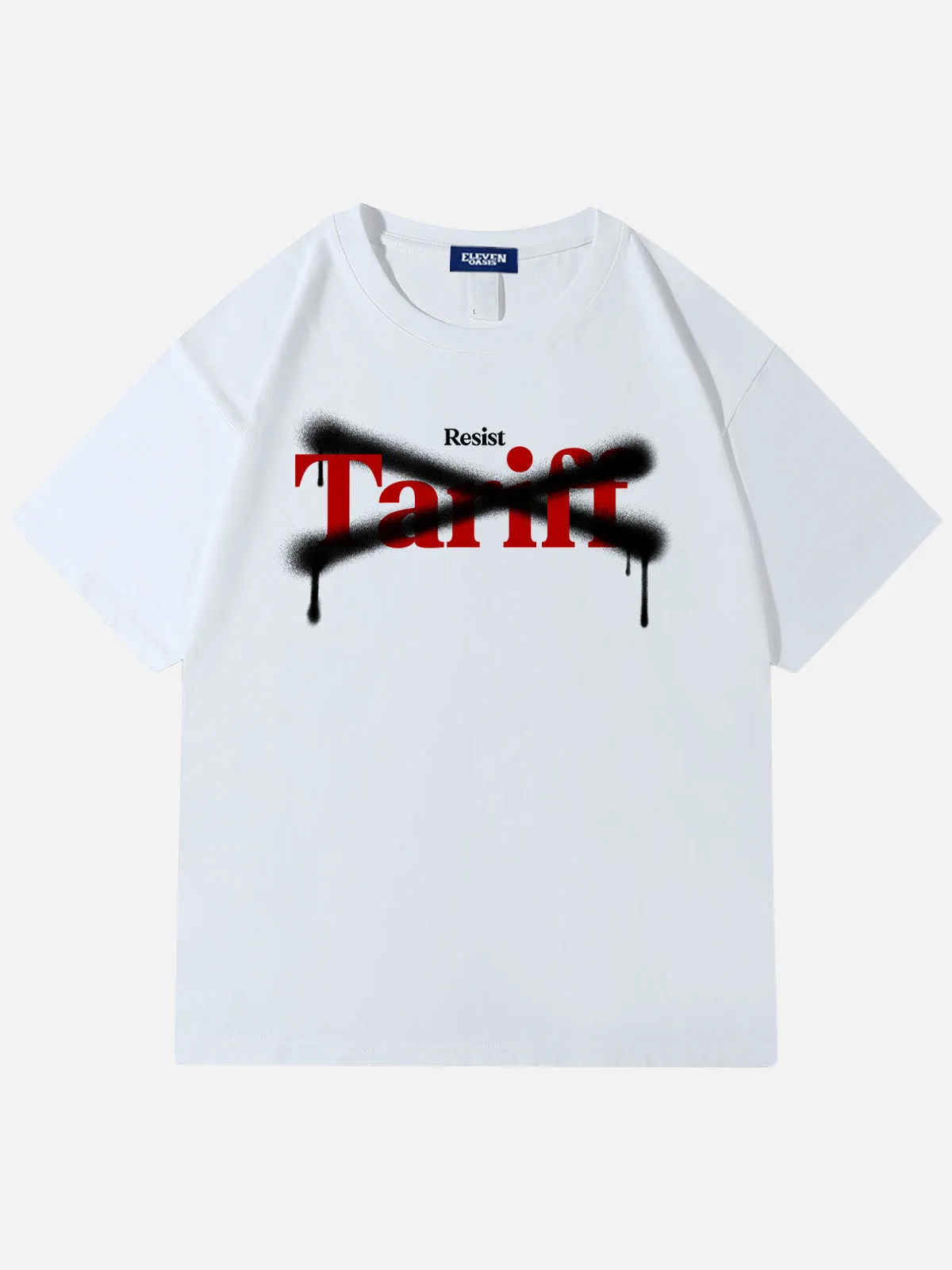 Resist Tariff Protest Graphic Cotton T-Shirt sold by Eleven Oasis product image thumbnail 3