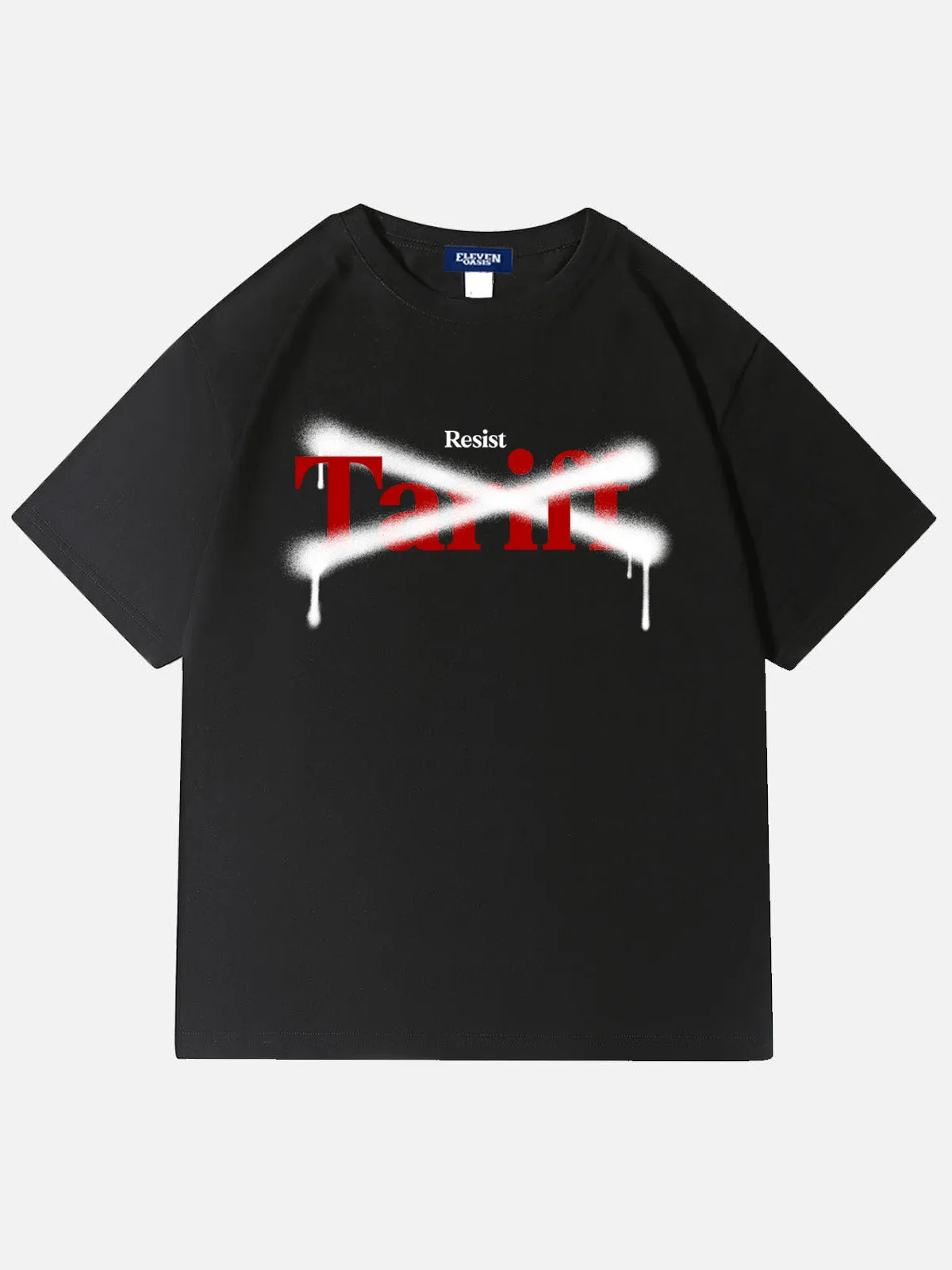 Resist Tariff Protest Graphic Cotton T-Shirt sold by Eleven Oasis product image thumbnail 2