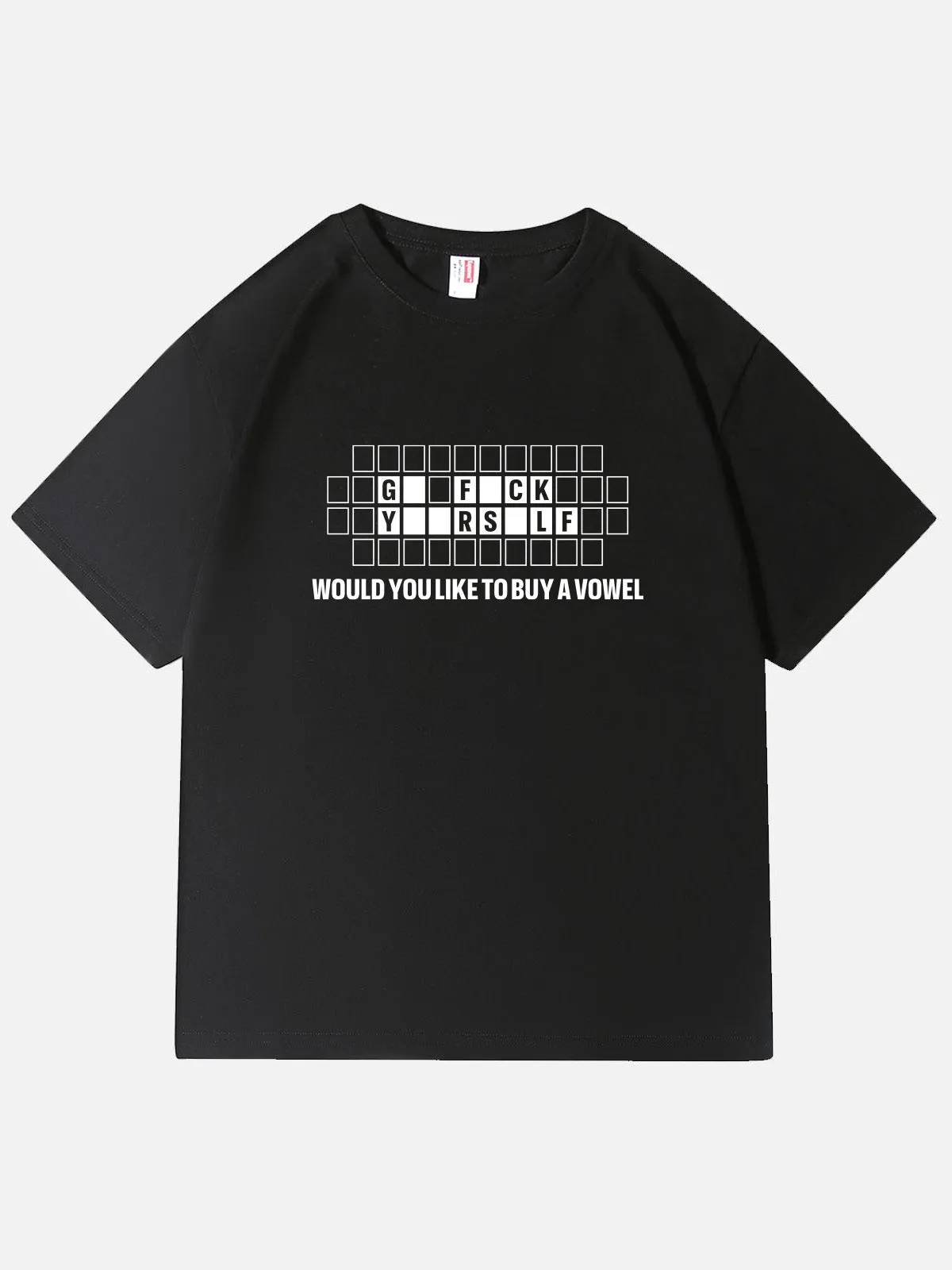 Wheel of Fortune Buy a Vowel Game Show Cotton T-Shirt sold by Eleven Oasis