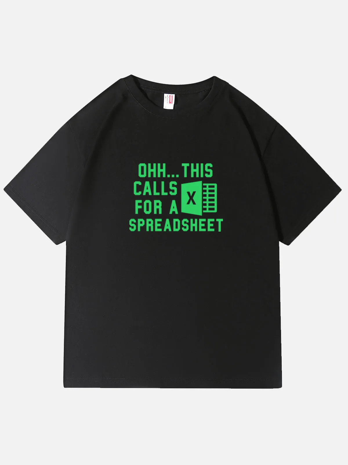 This Calls for a Spreadsheet Excel Meme Cotton T-Shirt sold by Eleven Oasis