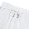 Men's Solid Color Linen Shorts Waist Drawstring Cargo Shorts sold by Eleven Oasis