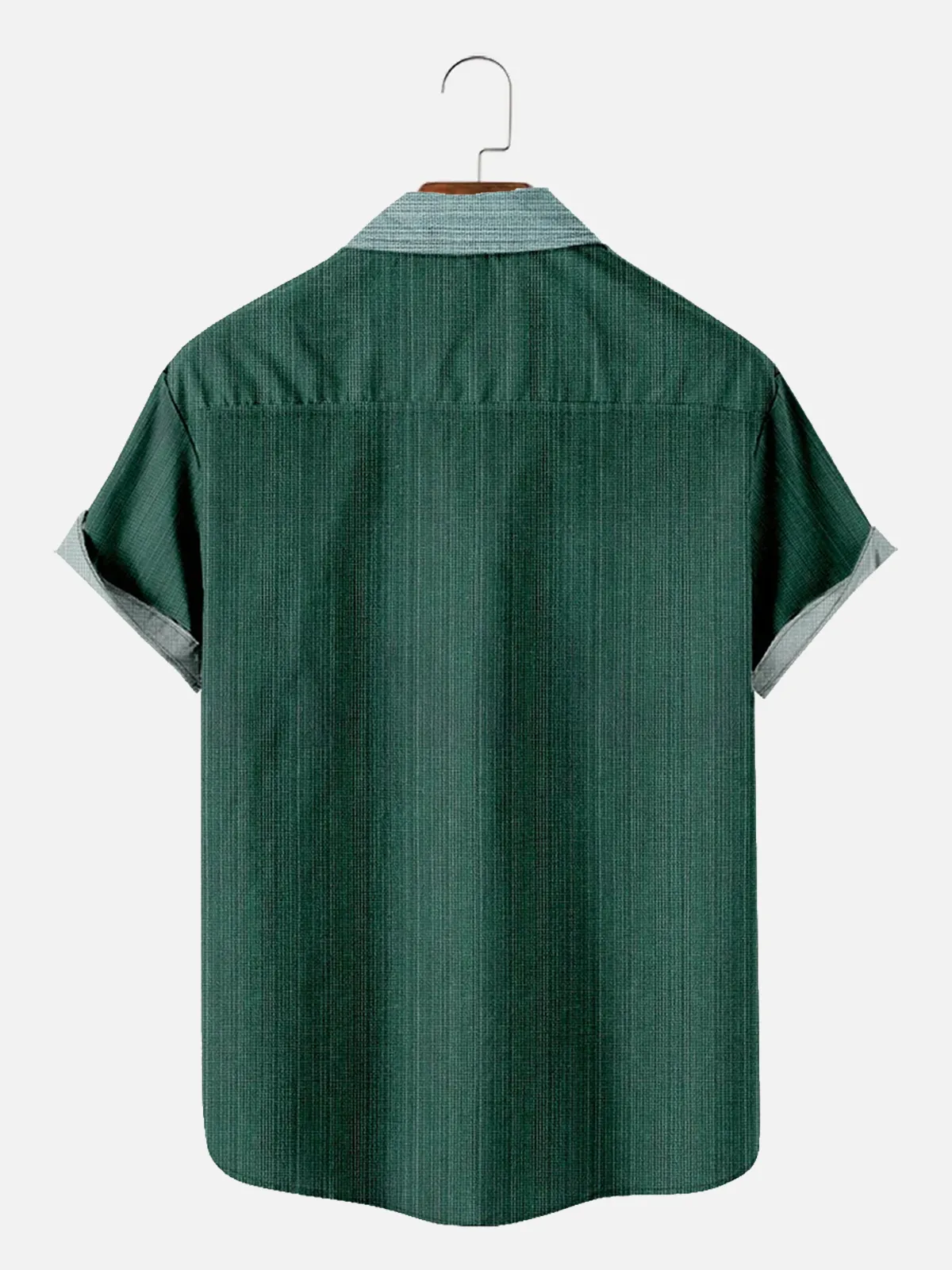 Tall Men's Simple Pattern Striped Every Day Short Sleeve Shirt sold by Eleven Oasis product image thumbnail 2