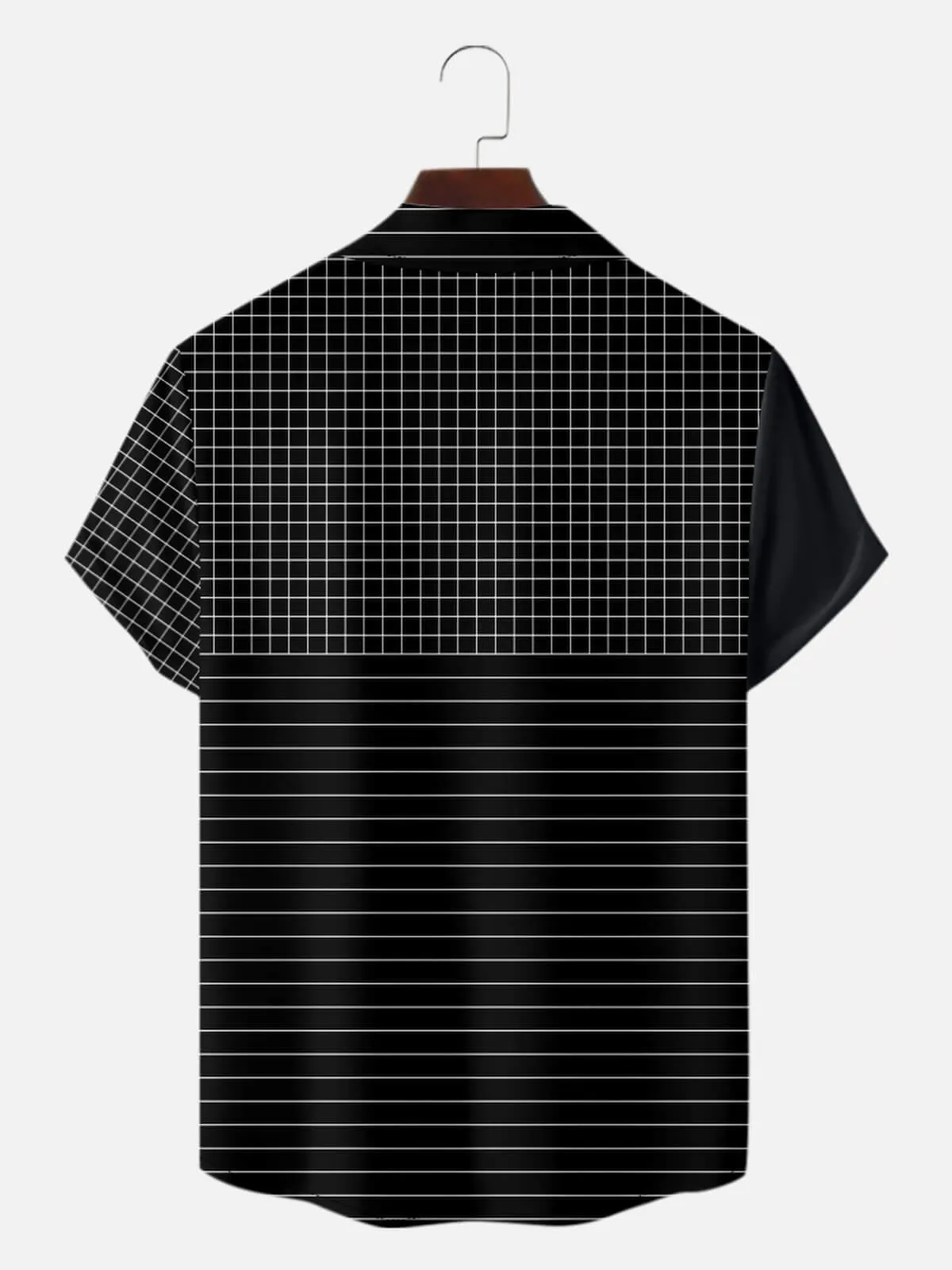 Men's Vintage Graph Paper Notebook Short Sleeve Shirt sold by Eleven Oasis product image thumbnail 2
