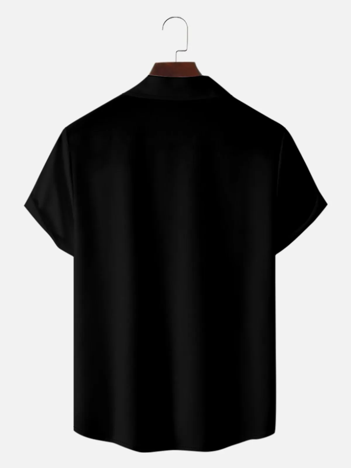 Men's American Pride Camp Collar Short Sleeve Shirt Flames of Freedom Flag sold by Eleven Oasis product image thumbnail 2