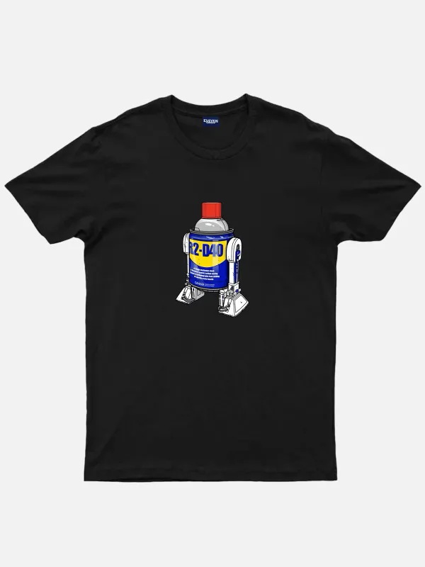 Star Wars R2-D40 Funny Cotton T-Shirt sold by Eleven Oasis