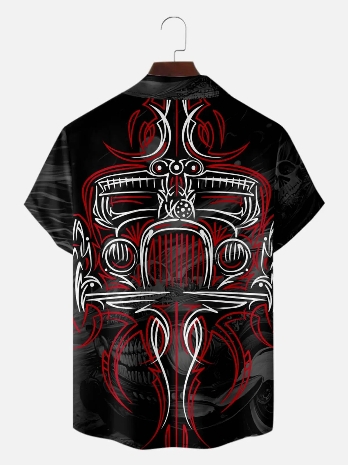 Men's Hot Rod Pinstripe Art Short Sleeve Shirt sold by Eleven Oasis product image thumbnail 2