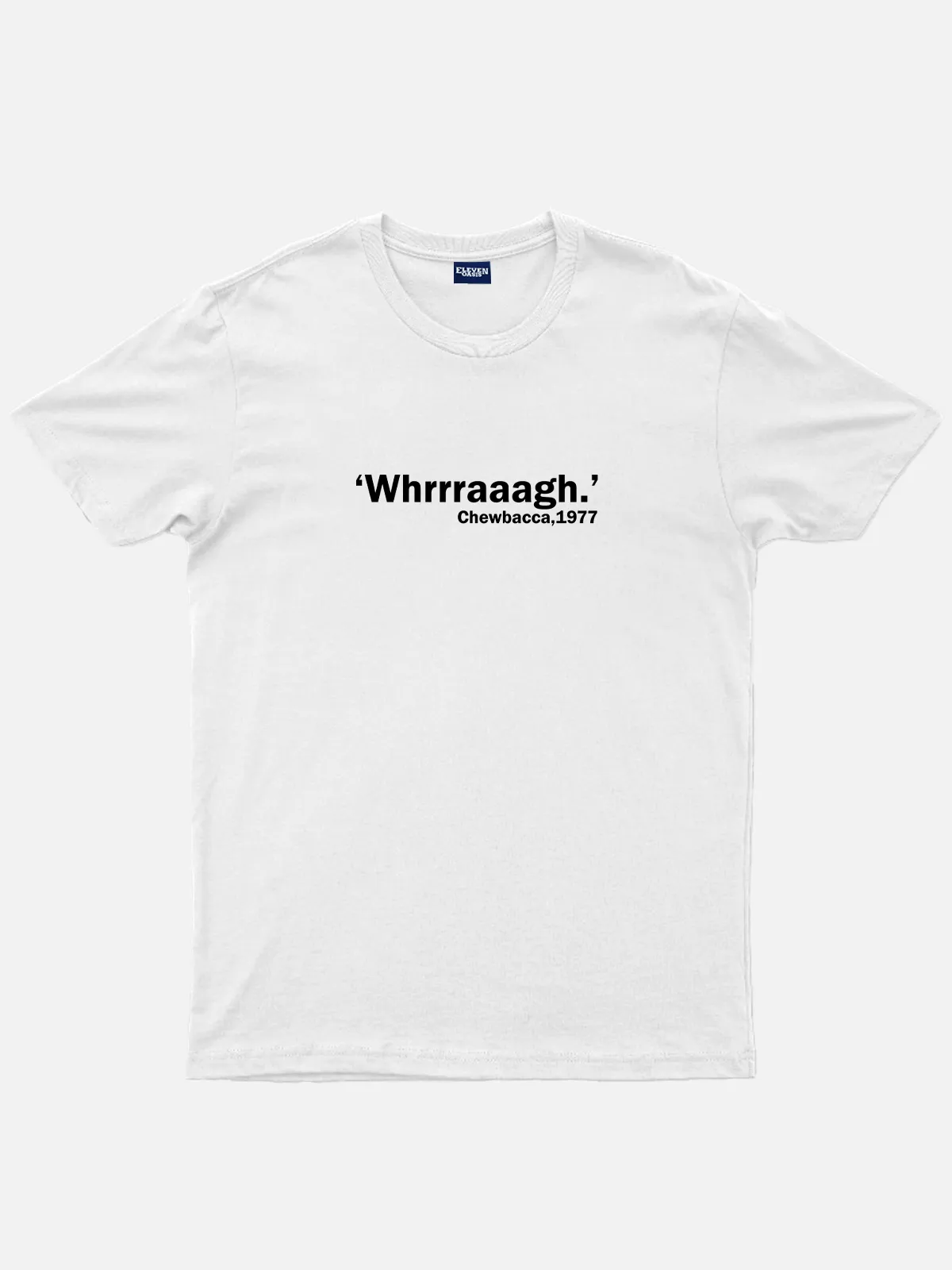 Star Wars Chewbacca Whrrraaagh Quote Cotton T-Shirt sold by Eleven Oasis product image thumbnail 2