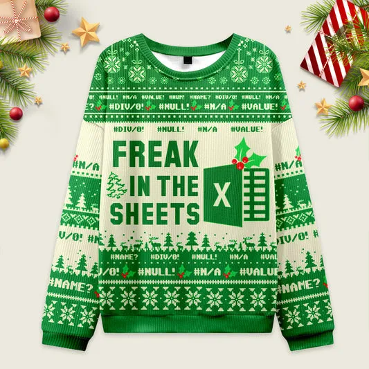 Ugly Christmas Sweater Microsoft Office Humor Sweatshirt sold by Eleven Oasis