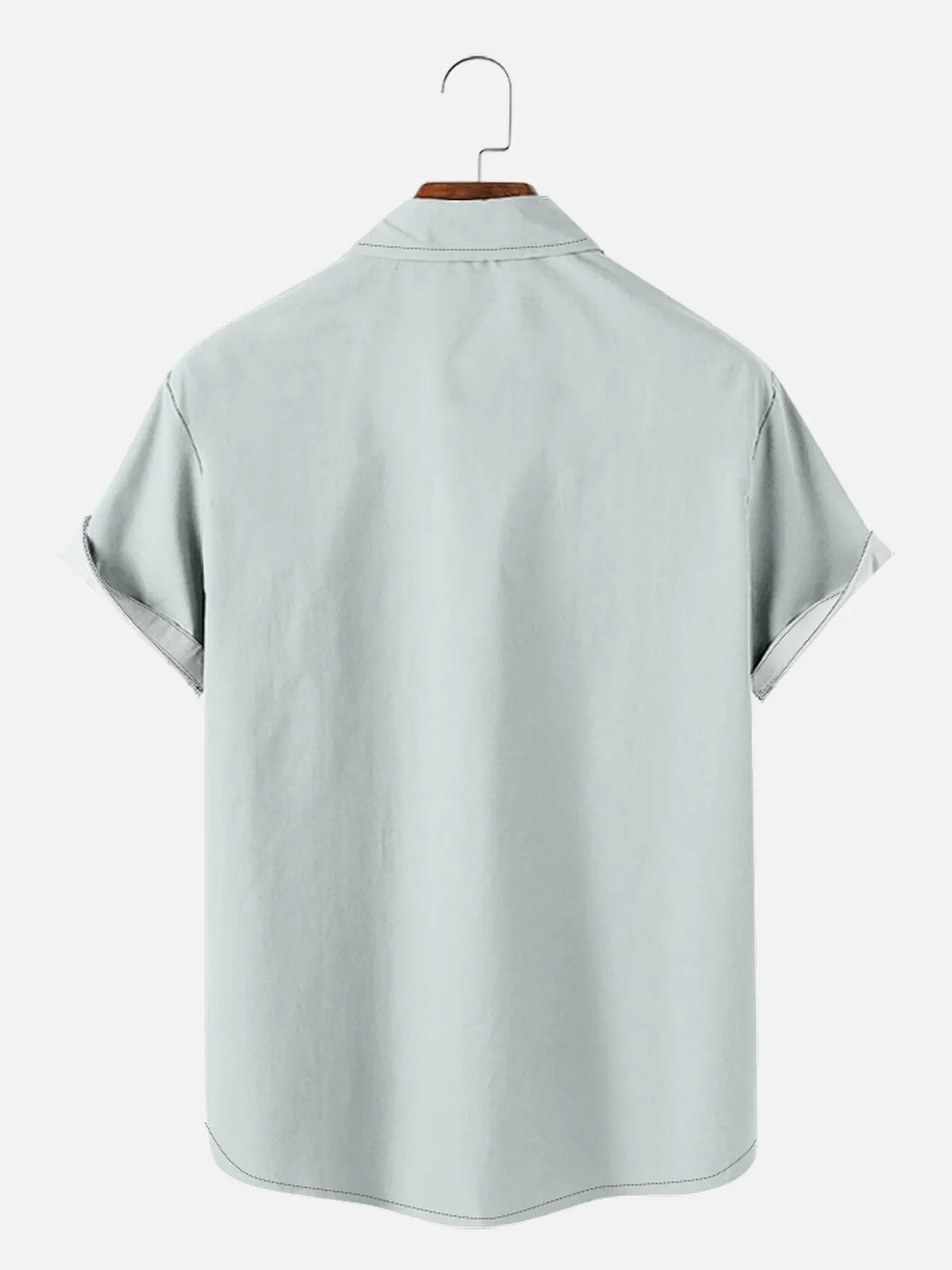 Tall Men's Vintage Santa Holiday Short Sleeve Shirt sold by Eleven Oasis product image thumbnail 2