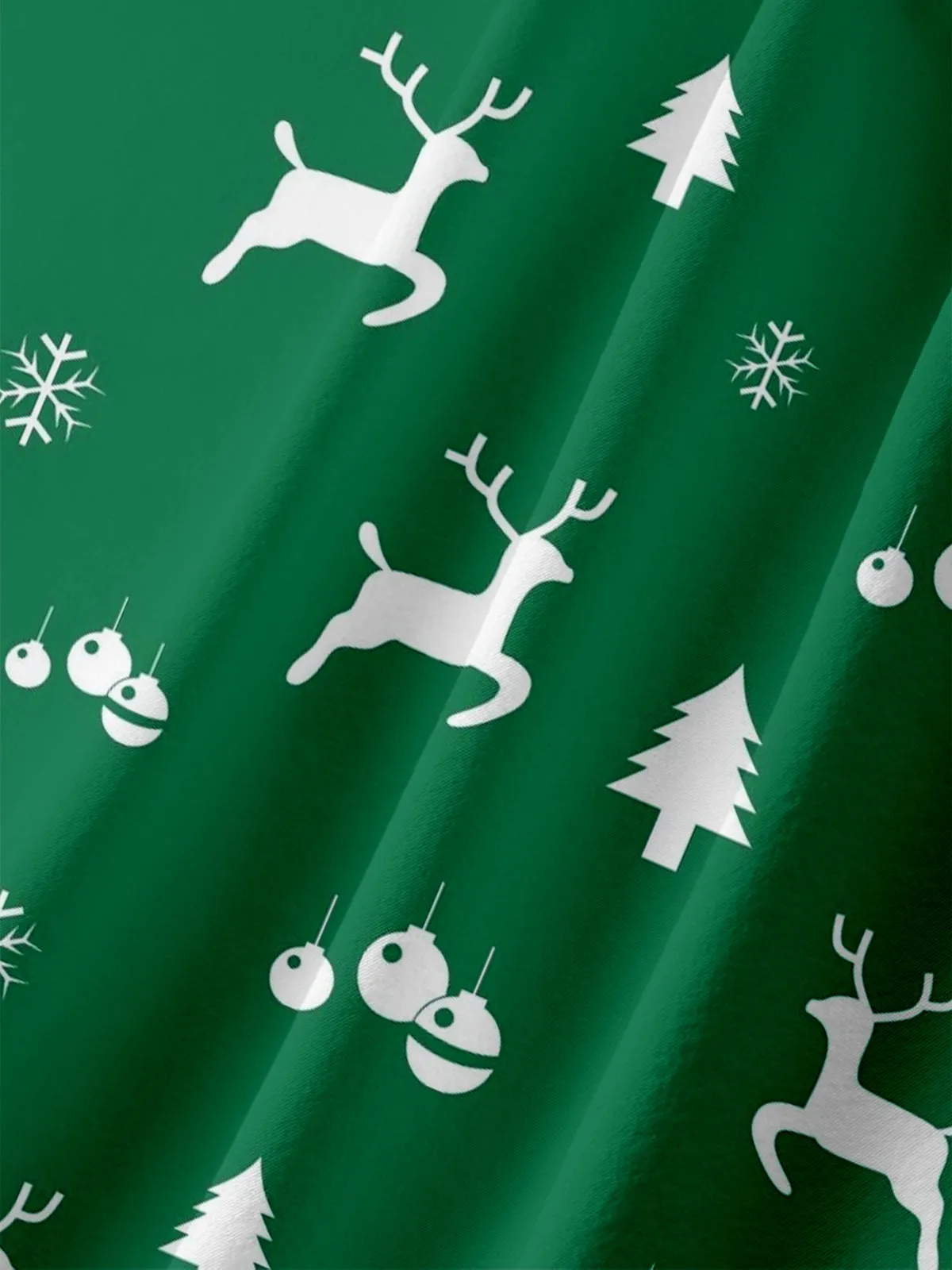 Tall Men's Merry Christmas Animal Crew Short Sleeve Shirt sold by Eleven Oasis product image thumbnail 3