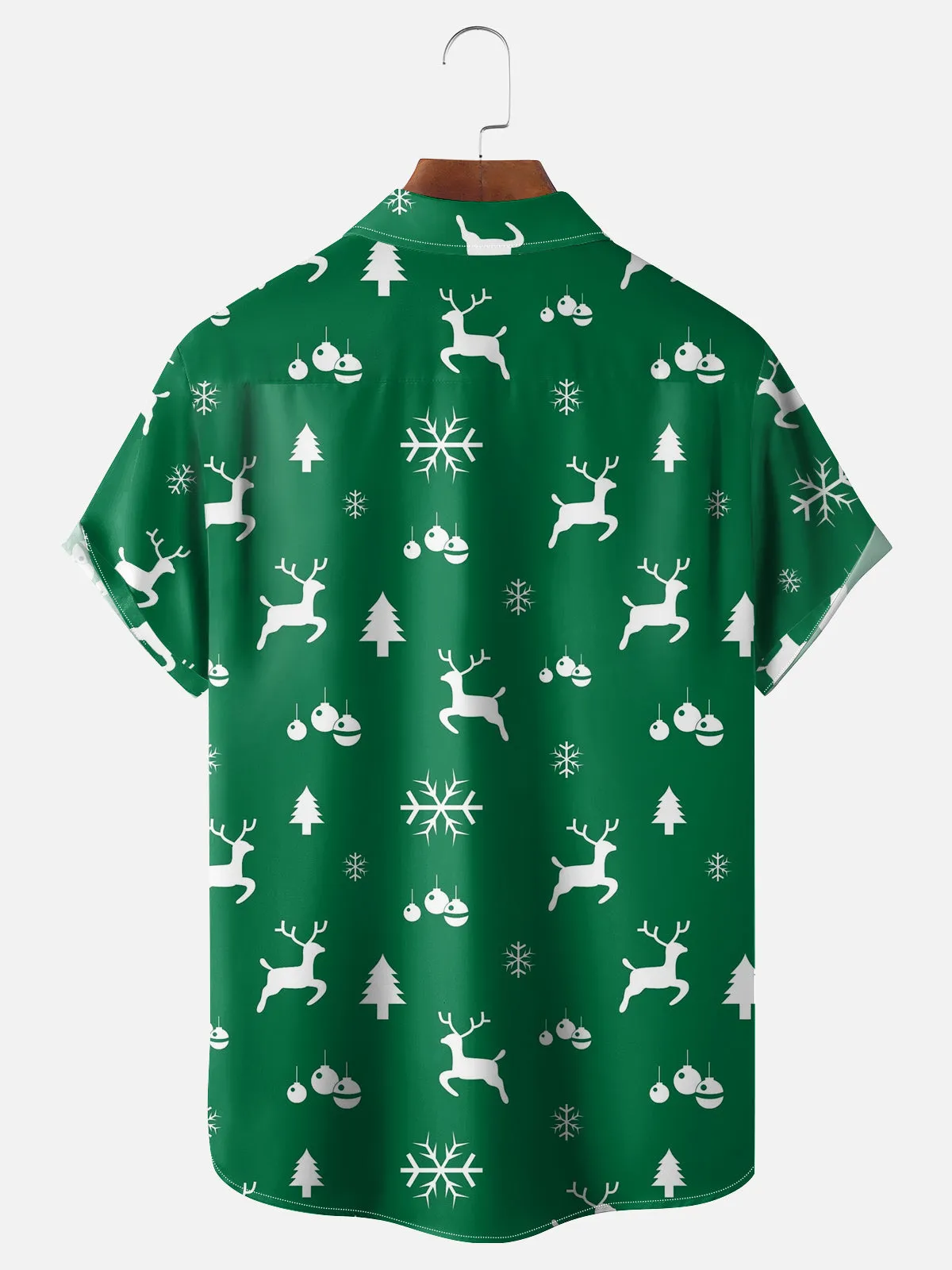 Tall Men's Merry Christmas Animal Crew Short Sleeve Shirt sold by Eleven Oasis product image thumbnail 2