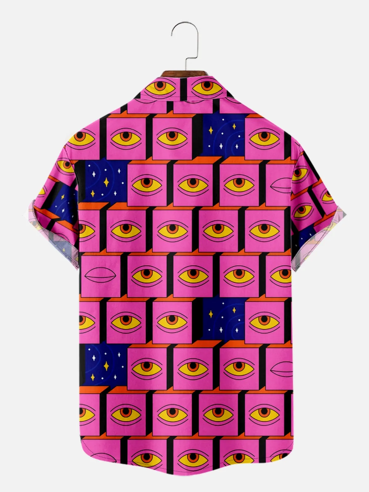 Tall Men's Psychedelic Eye Art Short Sleeve Shirt sold by Eleven Oasis product image thumbnail 2