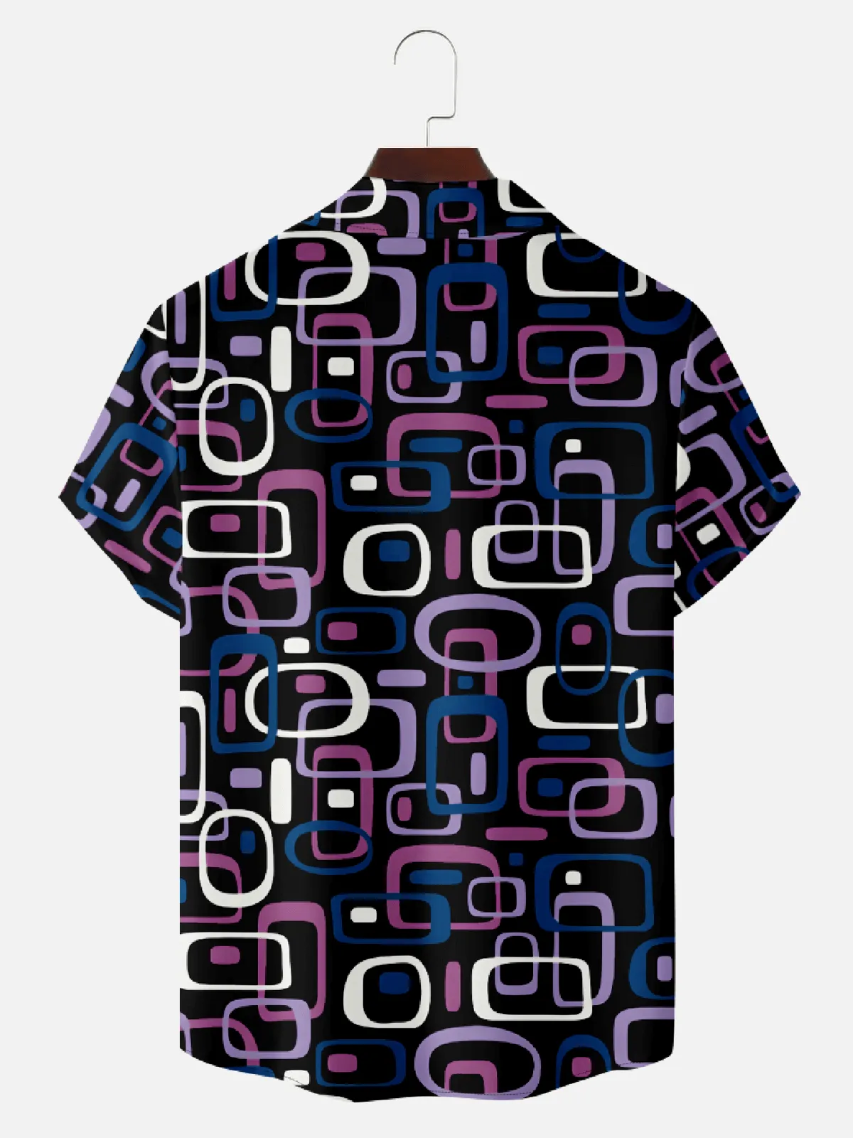 Men's Iconic 70s Pattern Camp Collar Short Sleeve Shirt sold by Eleven Oasis product image thumbnail 4