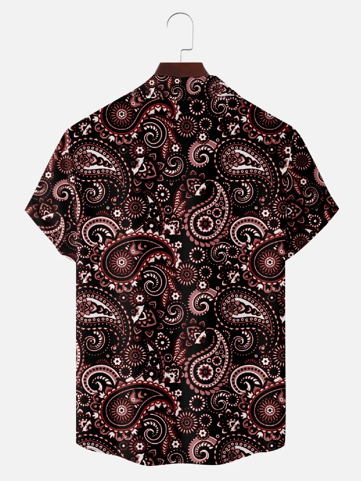 Men's Classic Bandana Paisley Short Sleeve Shirt - Cosmo Kramer Wardrobe sold by Eleven Oasis product image thumbnail 4