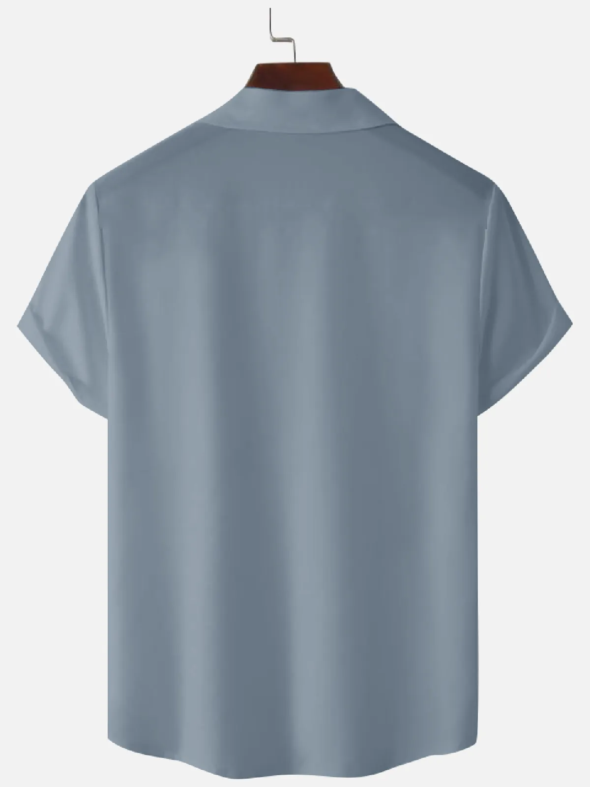 Men's Palm Tree Panel Stripe Hawaiian Short Sleeve Shirt sold by Eleven Oasis product image thumbnail 4