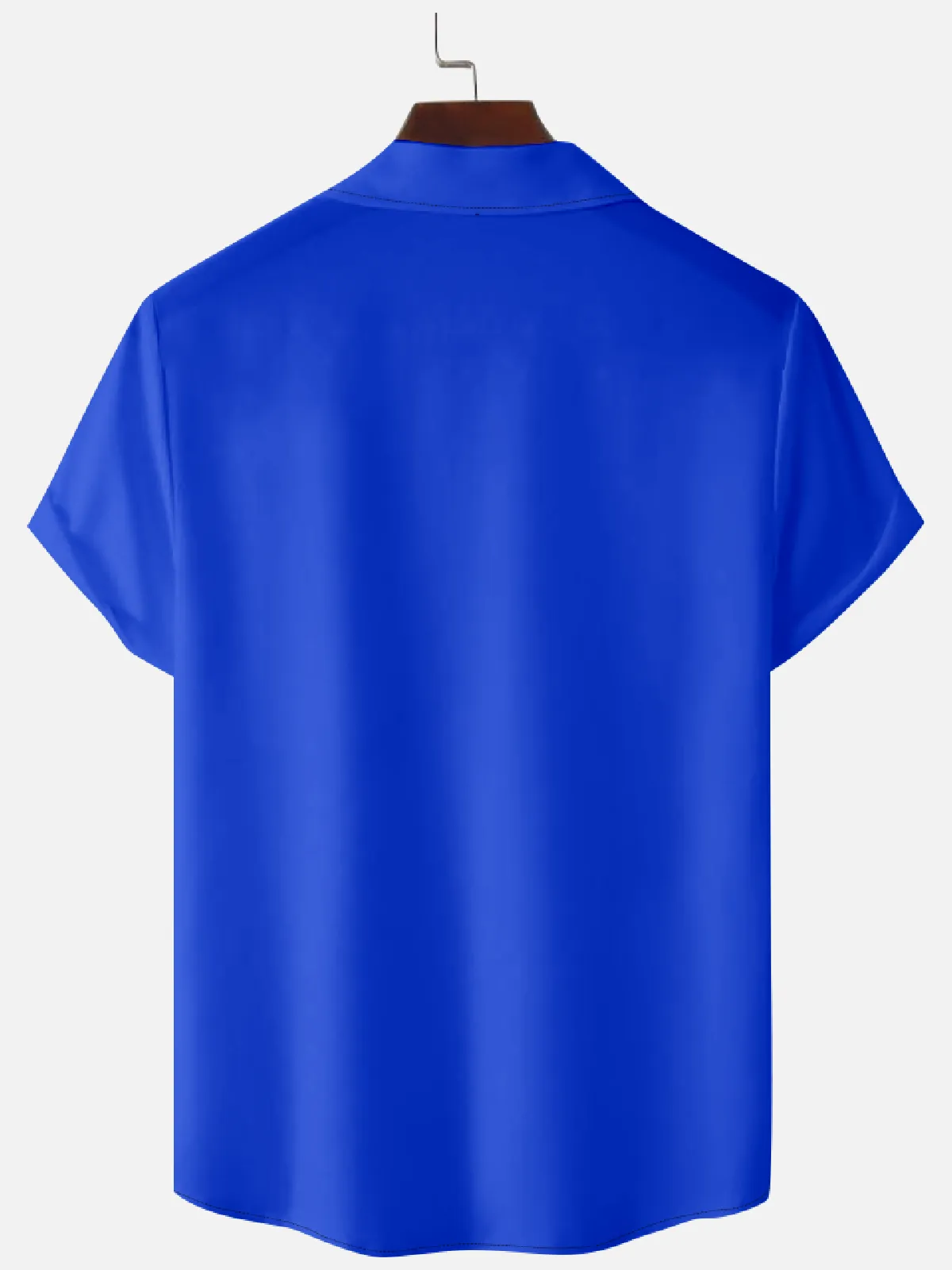 Men's Flame Design Pinstripe Short Sleeve Shirt sold by Eleven Oasis product image thumbnail 5