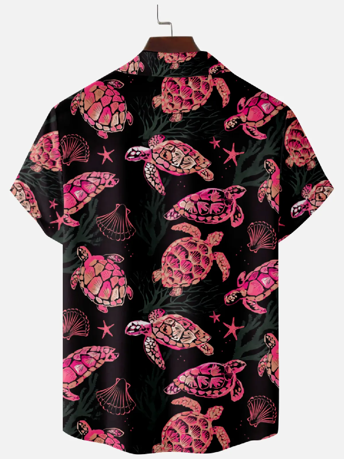 Men's Sea Turtle Coastal Short Sleeve Shirt sold by Eleven Oasis product image thumbnail 4