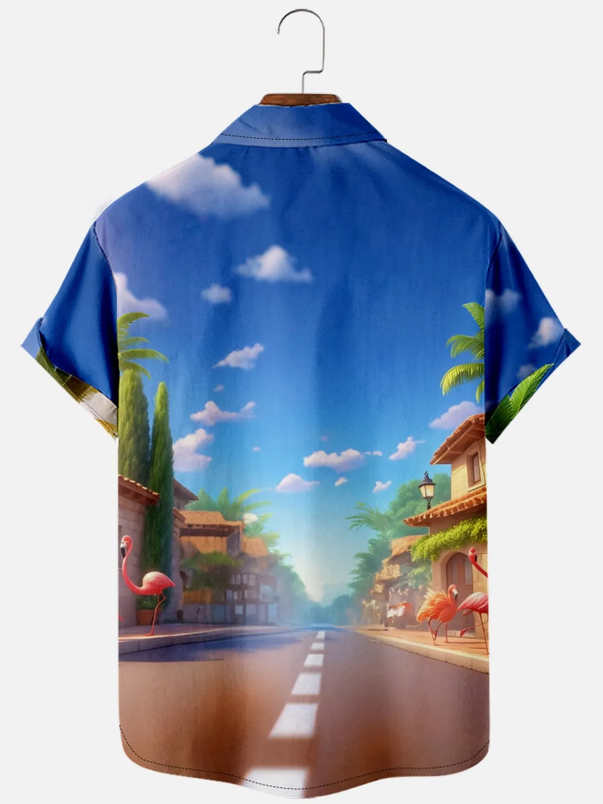 Men's Flamingo Road Trip Hawaiian Short Sleeve Shirt sold by Eleven Oasis product image thumbnail 2