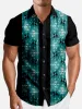 Men's Atomic Age Cat Starburst Bowling Short Sleeve Shirt sold by Eleven Oasis