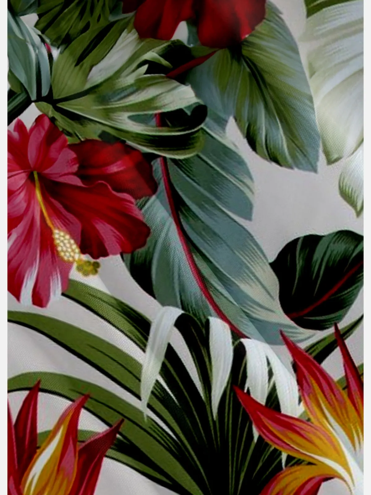 Men's Tropical Hibiscus Paradise Hawaiian Short Sleeve Shirt sold by Eleven Oasis product image thumbnail 4