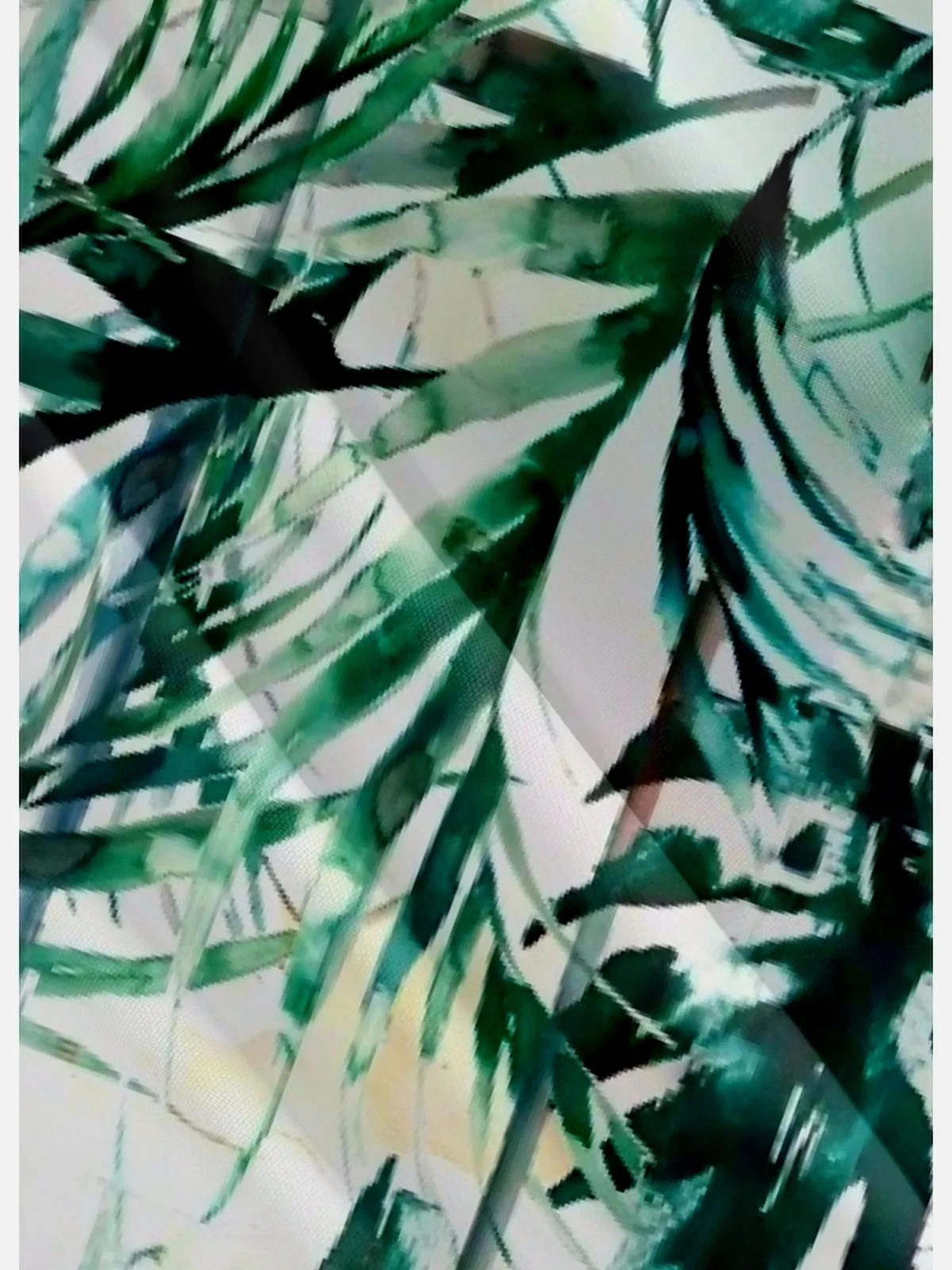 Men's Tropical Jungle Leaf Hawaiian Short Sleeve Shirt sold by Eleven Oasis product image thumbnail 4