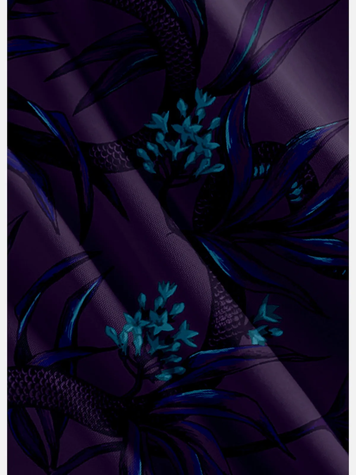 Men's Midnight Floral Short Sleeve Shirt sold by Eleven Oasis product image thumbnail 4