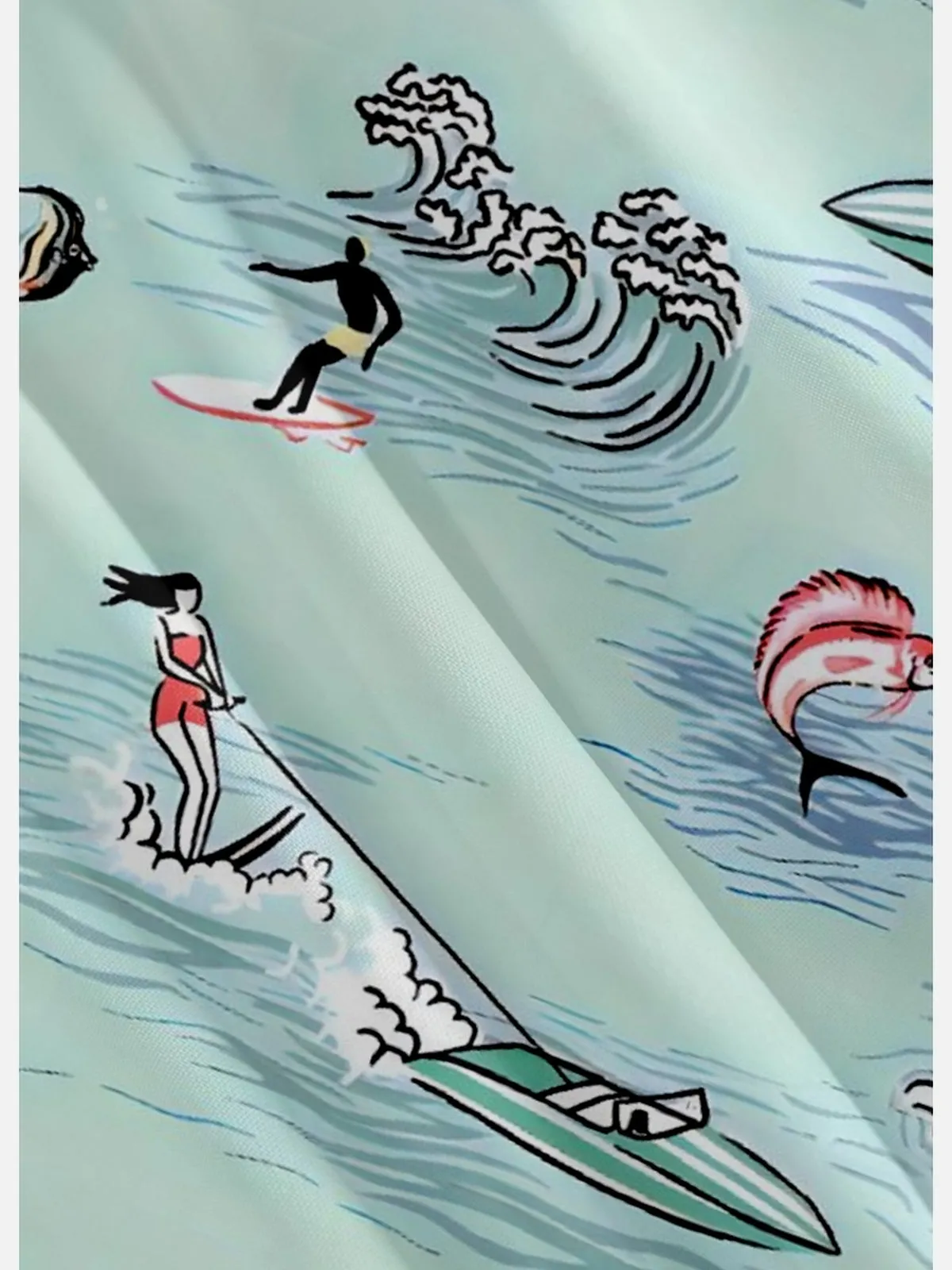 Men's Surf Life Hawaiian Short Sleeve Shirt sold by Eleven Oasis product image thumbnail 4