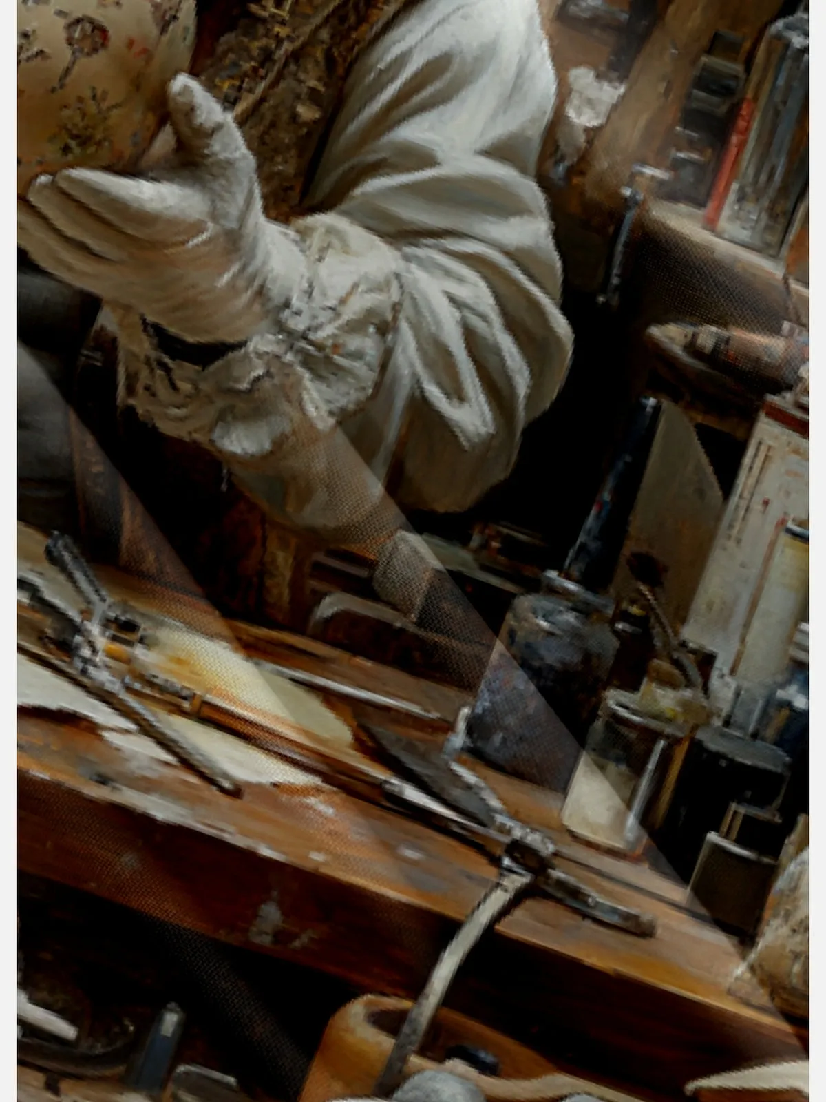 Men's Easter Bunny Artisan Short Sleeve Shirt sold by Eleven Oasis product image thumbnail 4