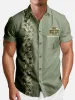 Men's Easter Lily Cross Short Sleeve Shirt sold by Eleven Oasis