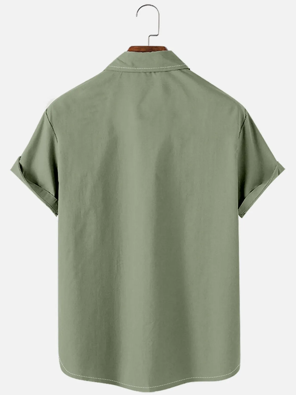 Men's Easter Lily Cross Short Sleeve Shirt sold by Eleven Oasis product image thumbnail 2