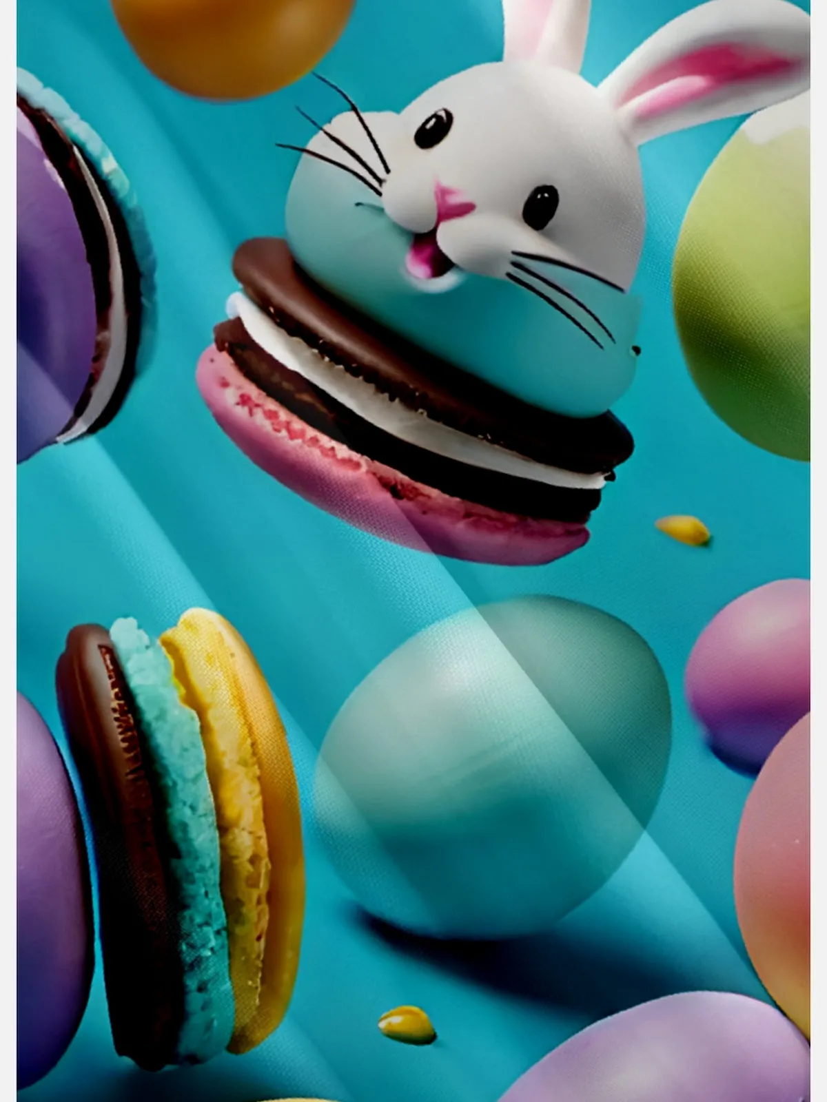 Men's Easter Bunny and Treats Short Sleeve Shirt sold by Eleven Oasis product image thumbnail 4