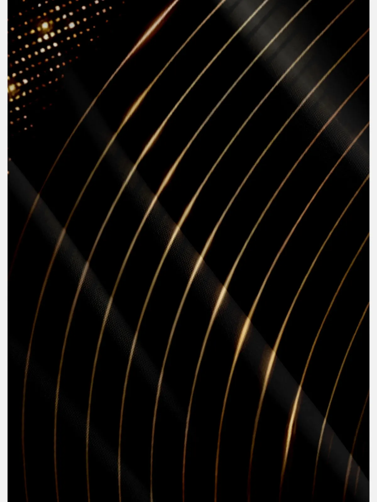 Men's Black Cross and Gold Lines Short Sleeve Shirt sold by Eleven Oasis product image thumbnail 4